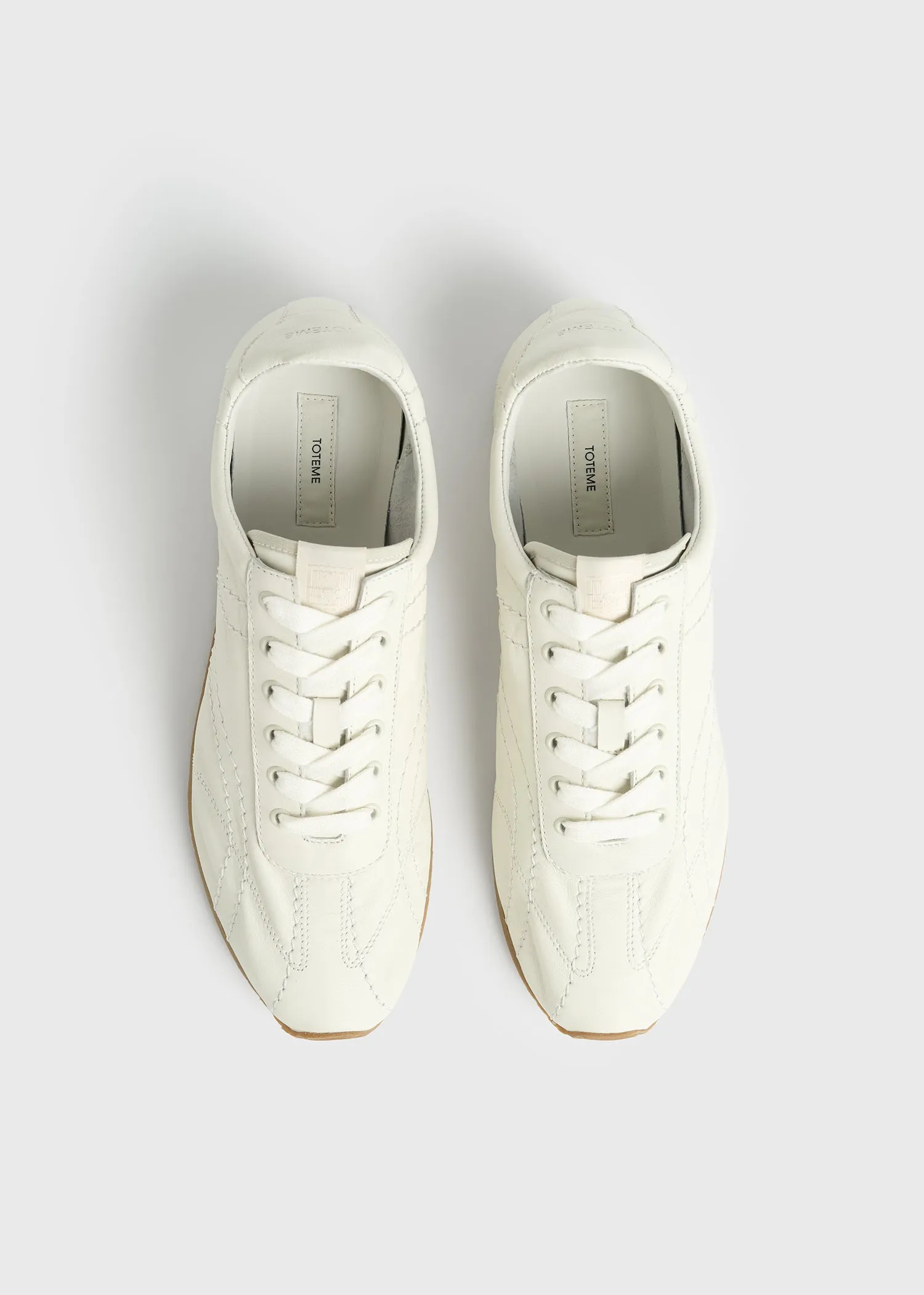 Flex nappa sneakers off-white sold by Toteme product image thumbnail 3