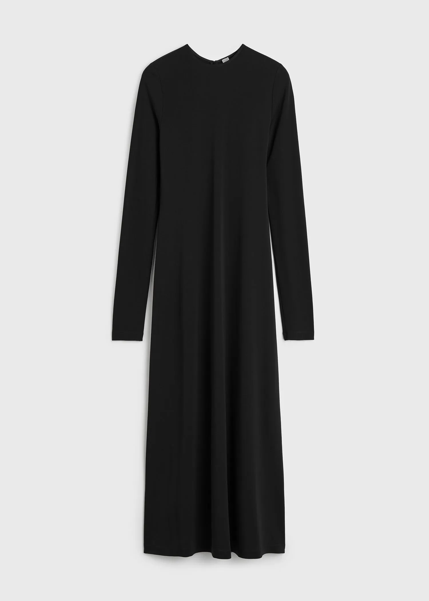 Long-sleeve everyday dress black sold by Toteme product image thumbnail 5