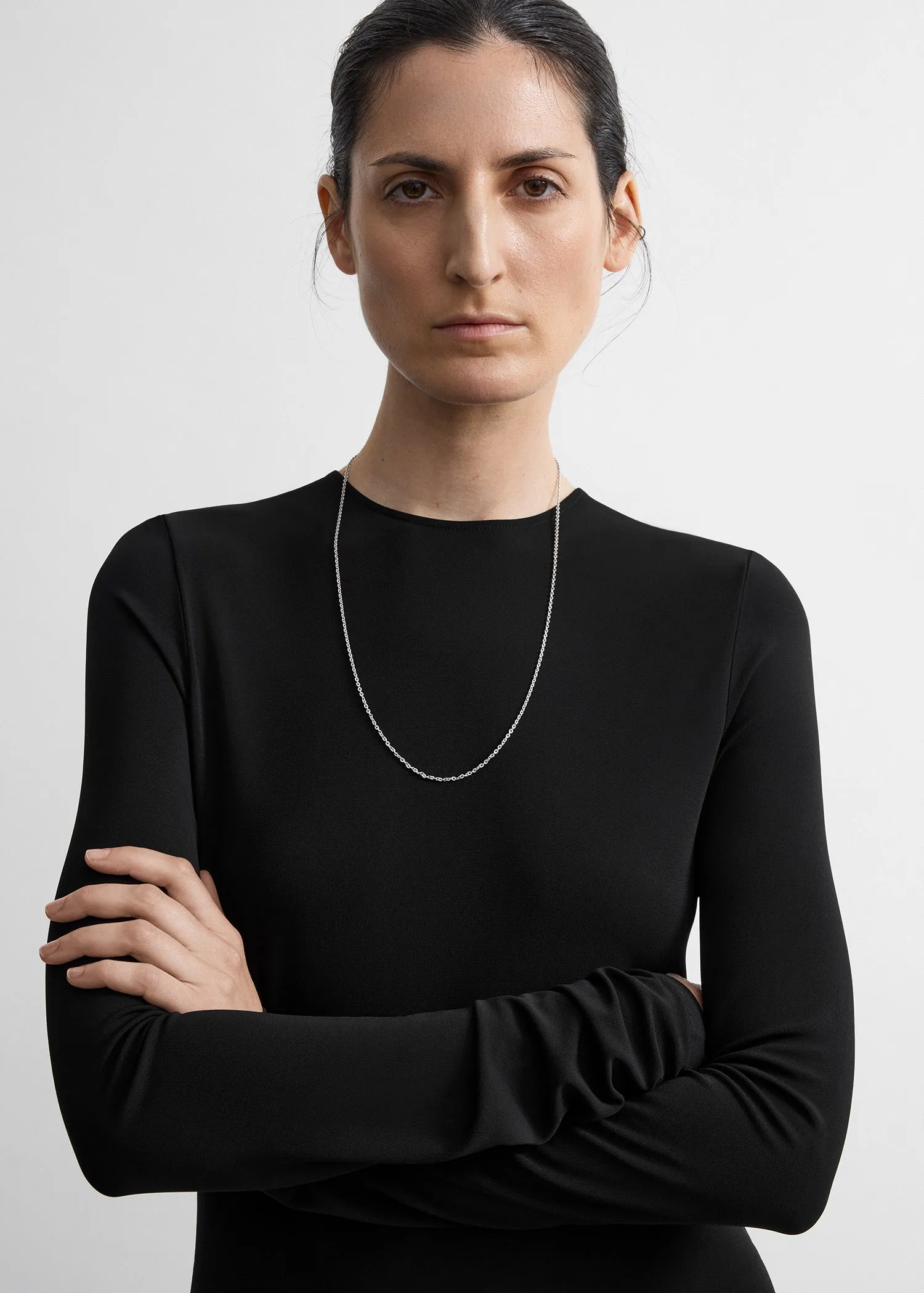 Long-sleeve everyday dress black sold by Toteme product image thumbnail 4