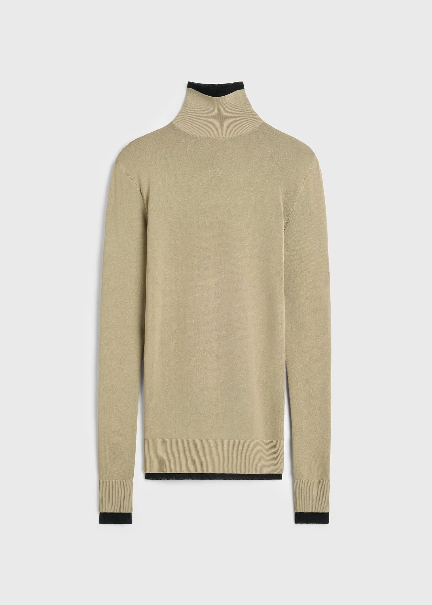Fitted ribbed top sage sold by Toteme product image thumbnail 5