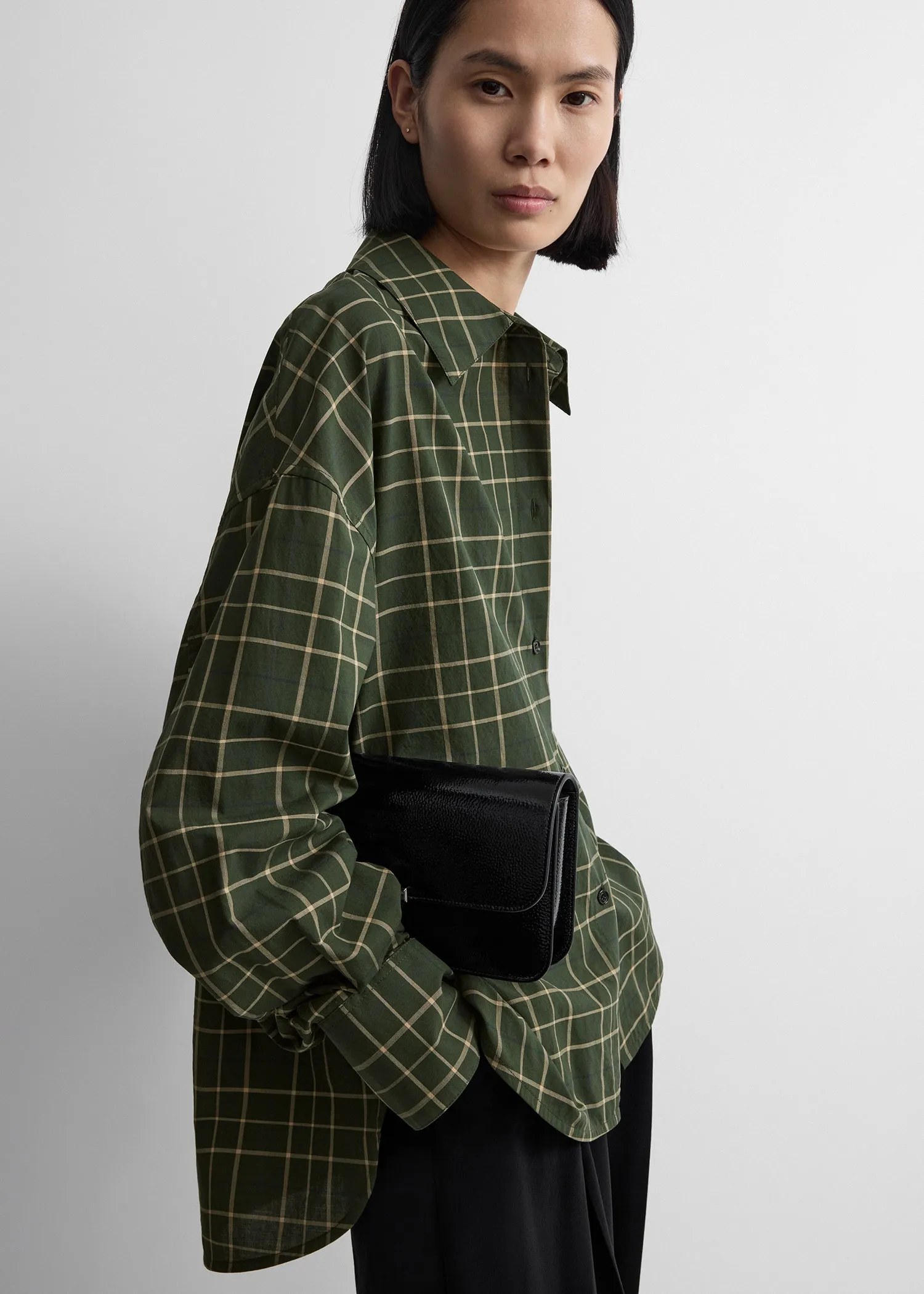 Boxy shirt pine/popcorn sold by Toteme product image thumbnail 4