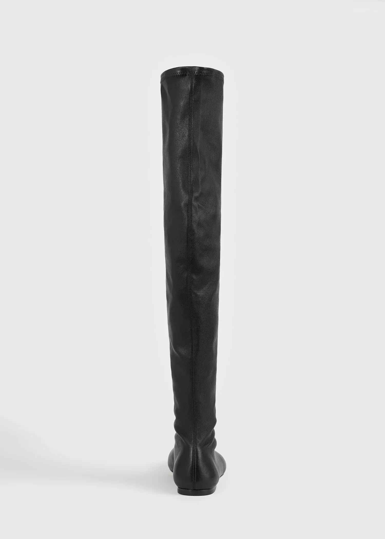 Deconstructed stretch nappa boots black sold by Toteme product image thumbnail 5