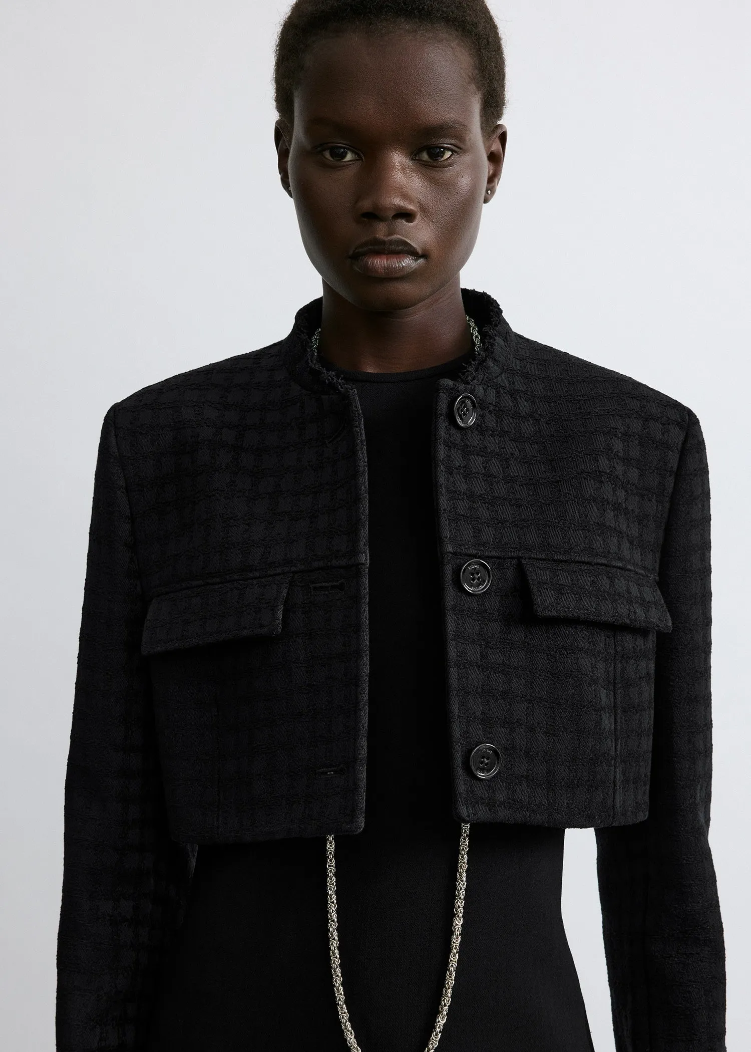 Micro blazer black sold by Toteme product image thumbnail 4