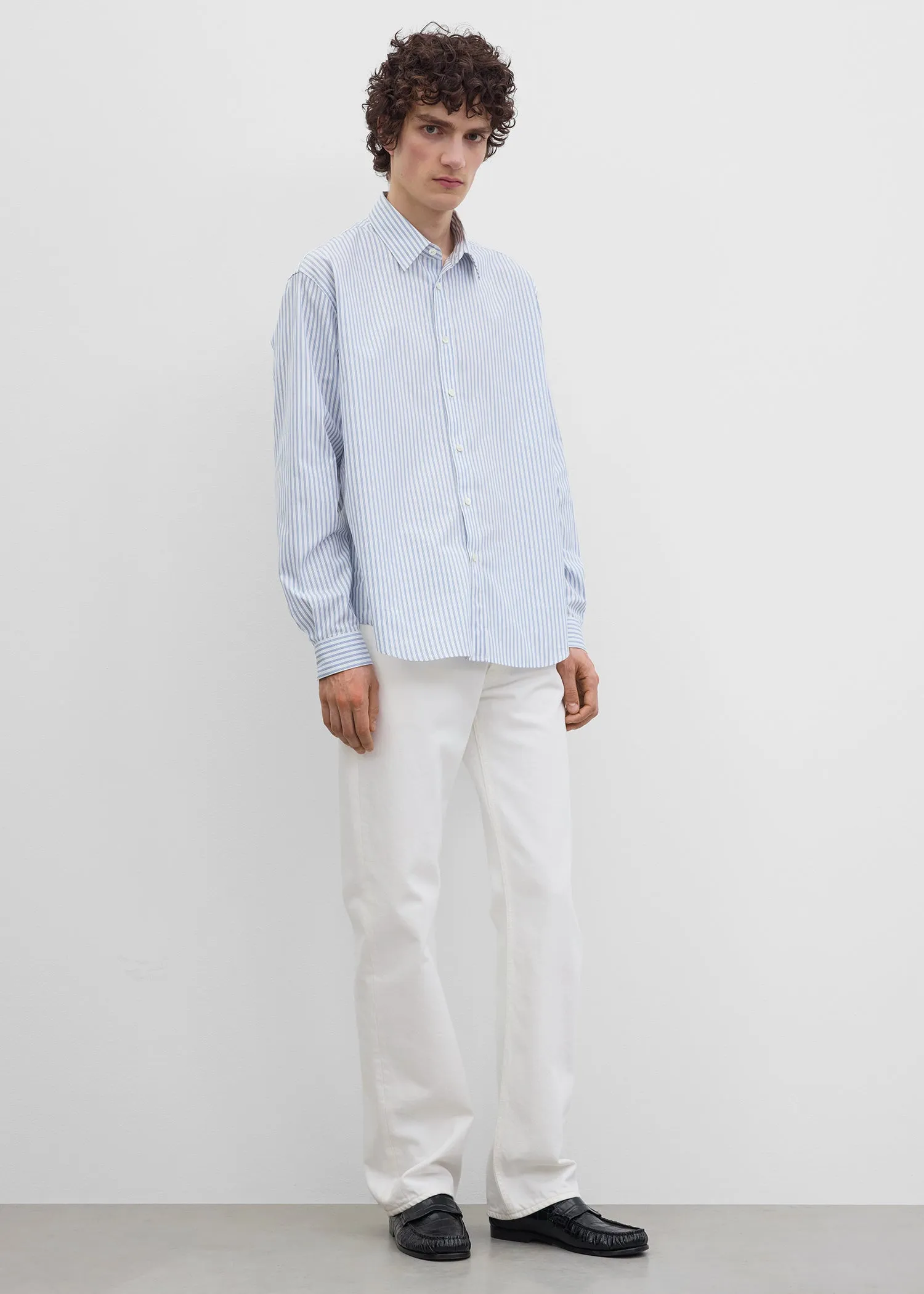 Casual shirt white/cobalt/blue sold by Toteme product image thumbnail 3
