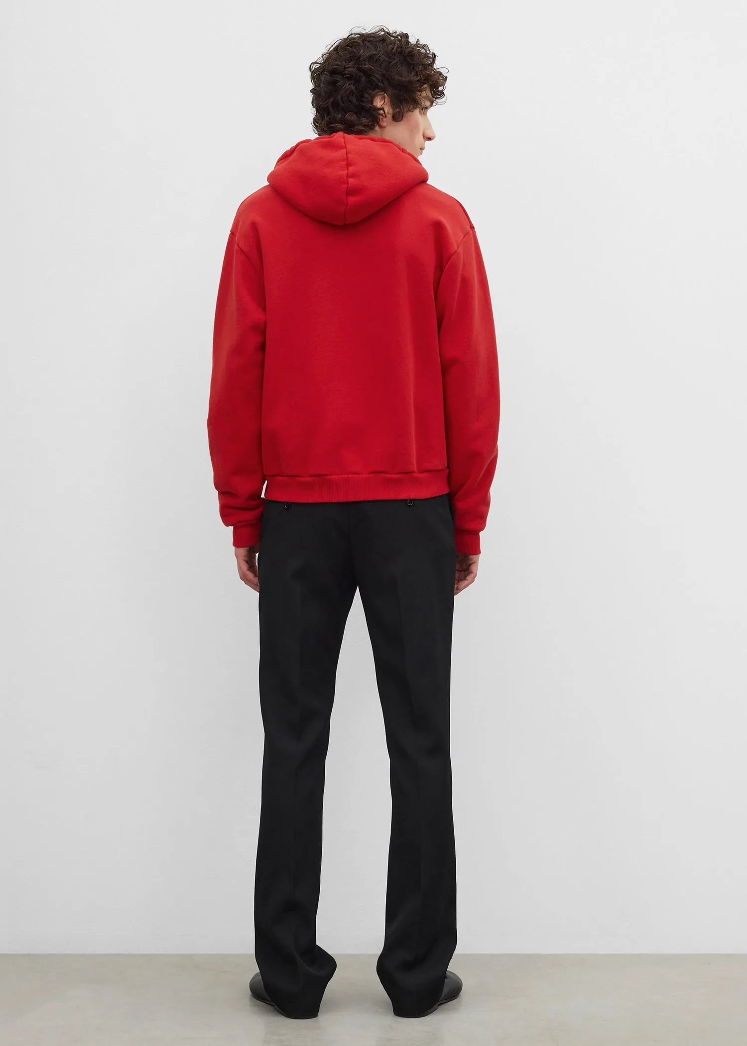 Zip hoodie red sold by Toteme product image thumbnail 4