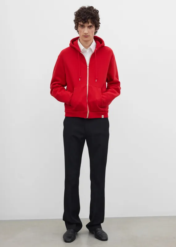 Zip hoodie red made by Toteme