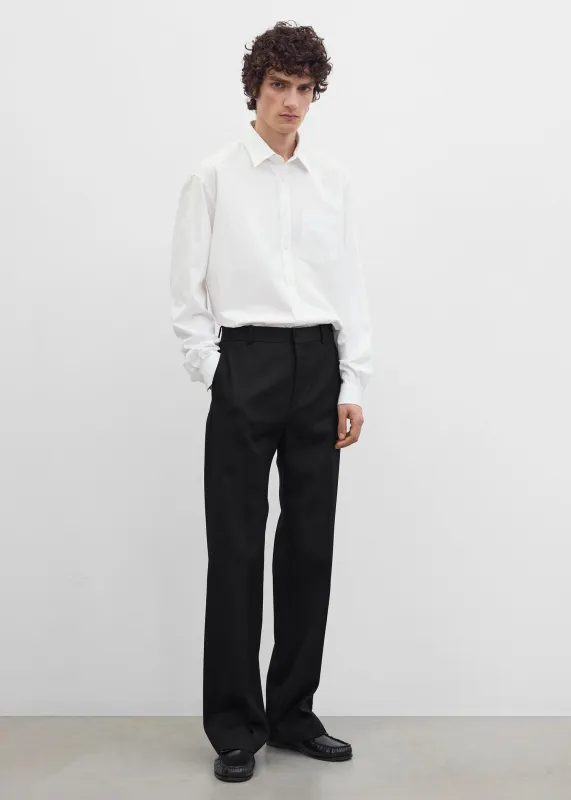 Relaxed trousers black made by Toteme