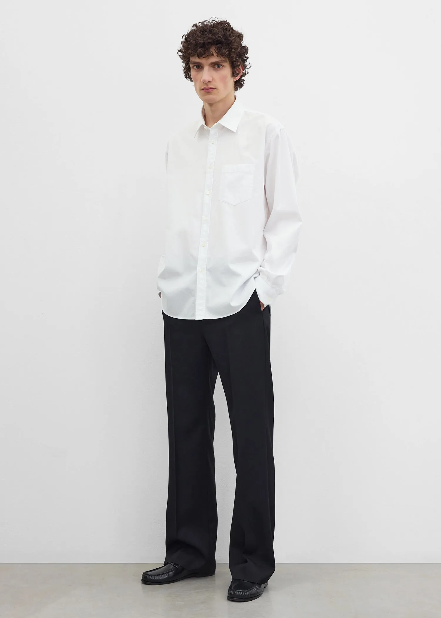 Casual pocket shirt white sold by Toteme product image thumbnail 3