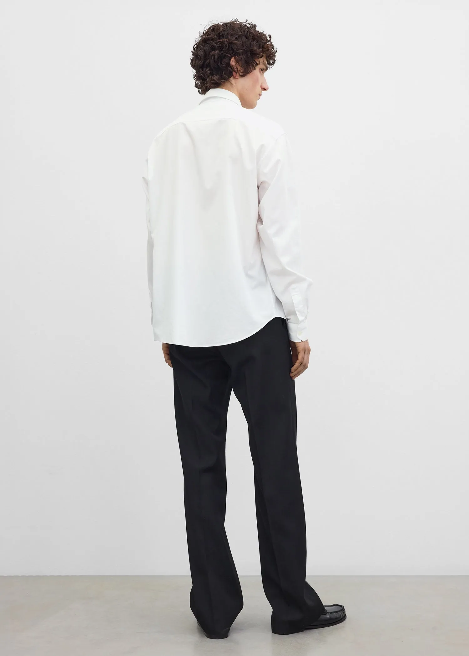 Casual pocket shirt white sold by Toteme product image thumbnail 4