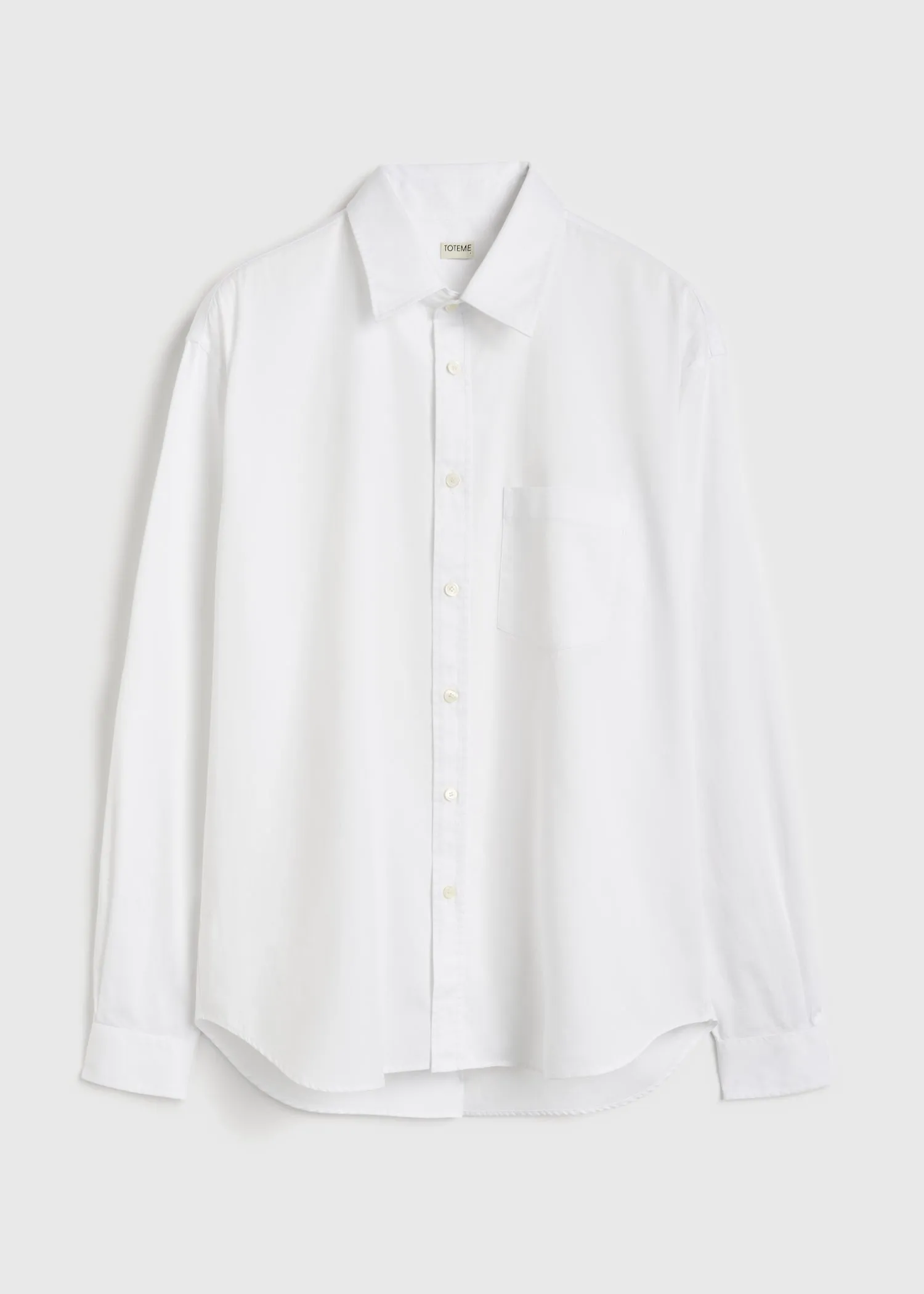 Casual pocket shirt white sold by Toteme product image thumbnail 5