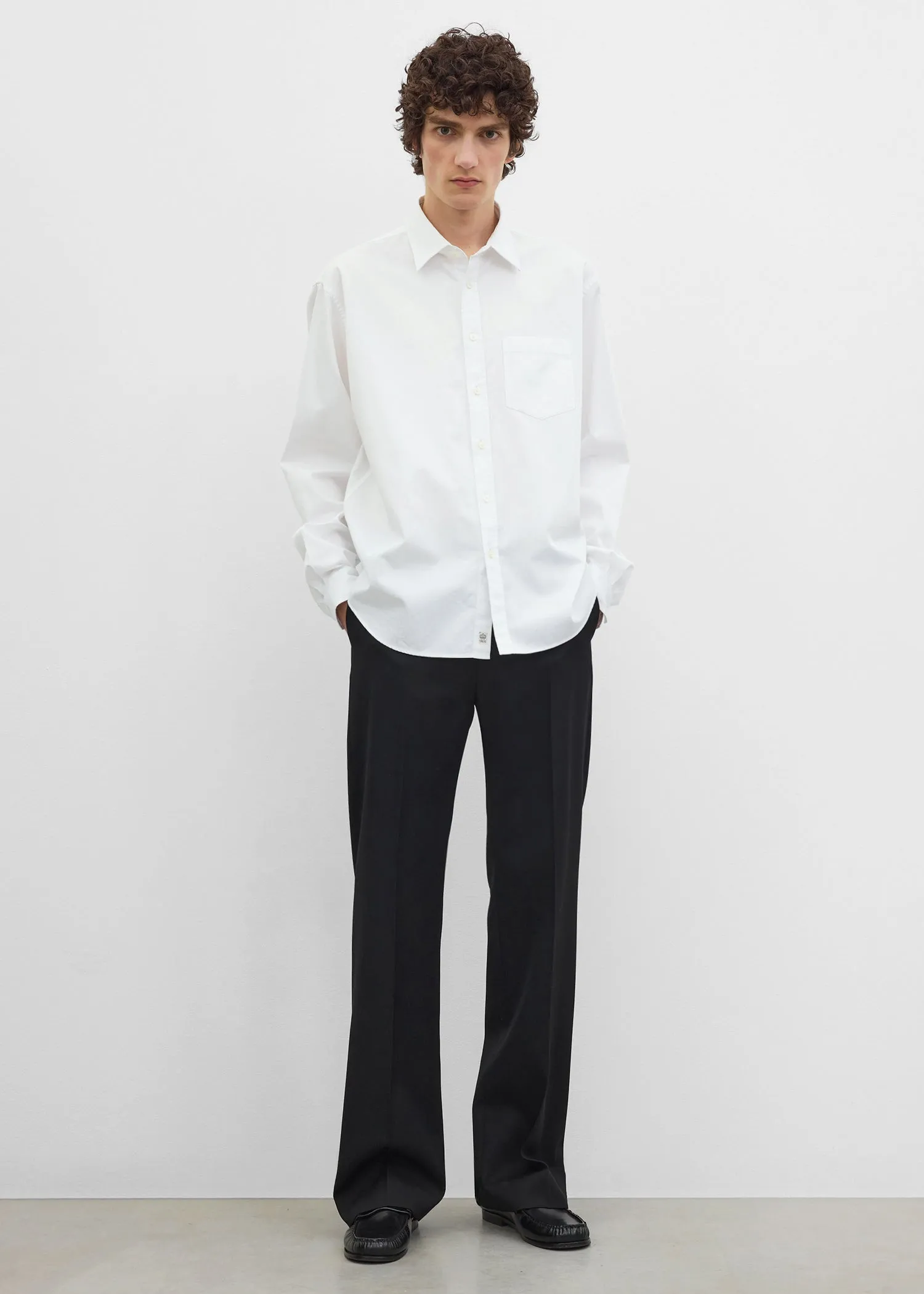 Casual pocket shirt white sold by Toteme product image thumbnail 2