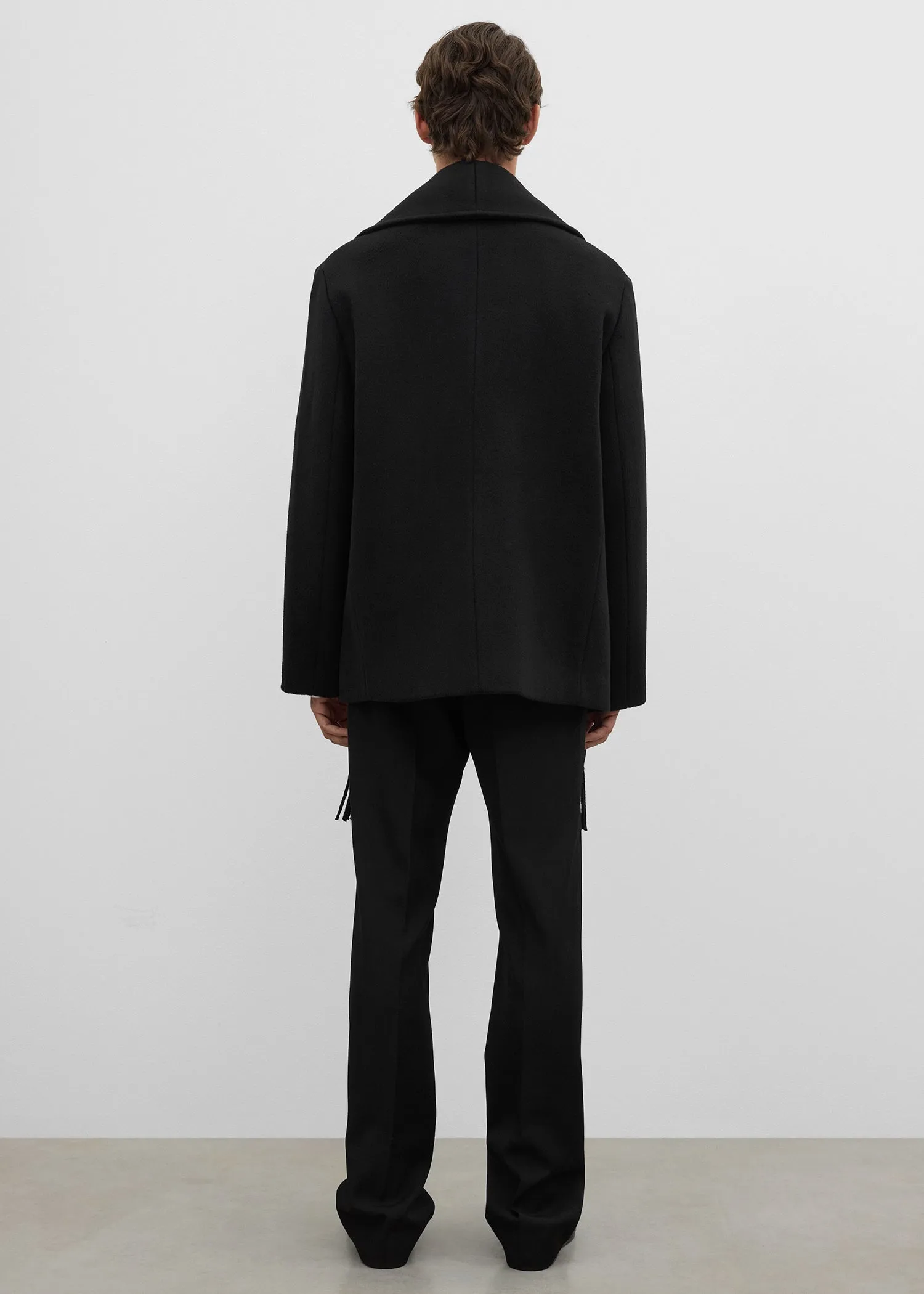 Scarf peacoat black sold by Toteme product image thumbnail 4