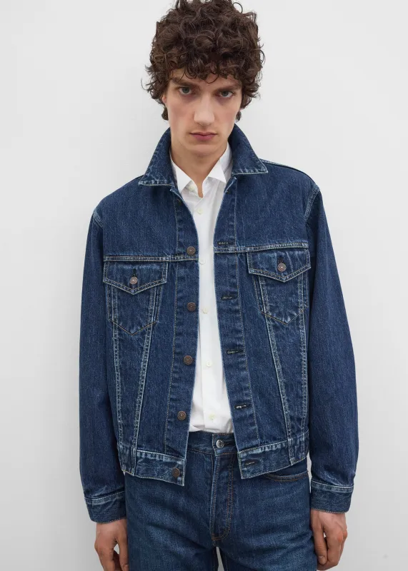 Denim jacket indigo made by Toteme