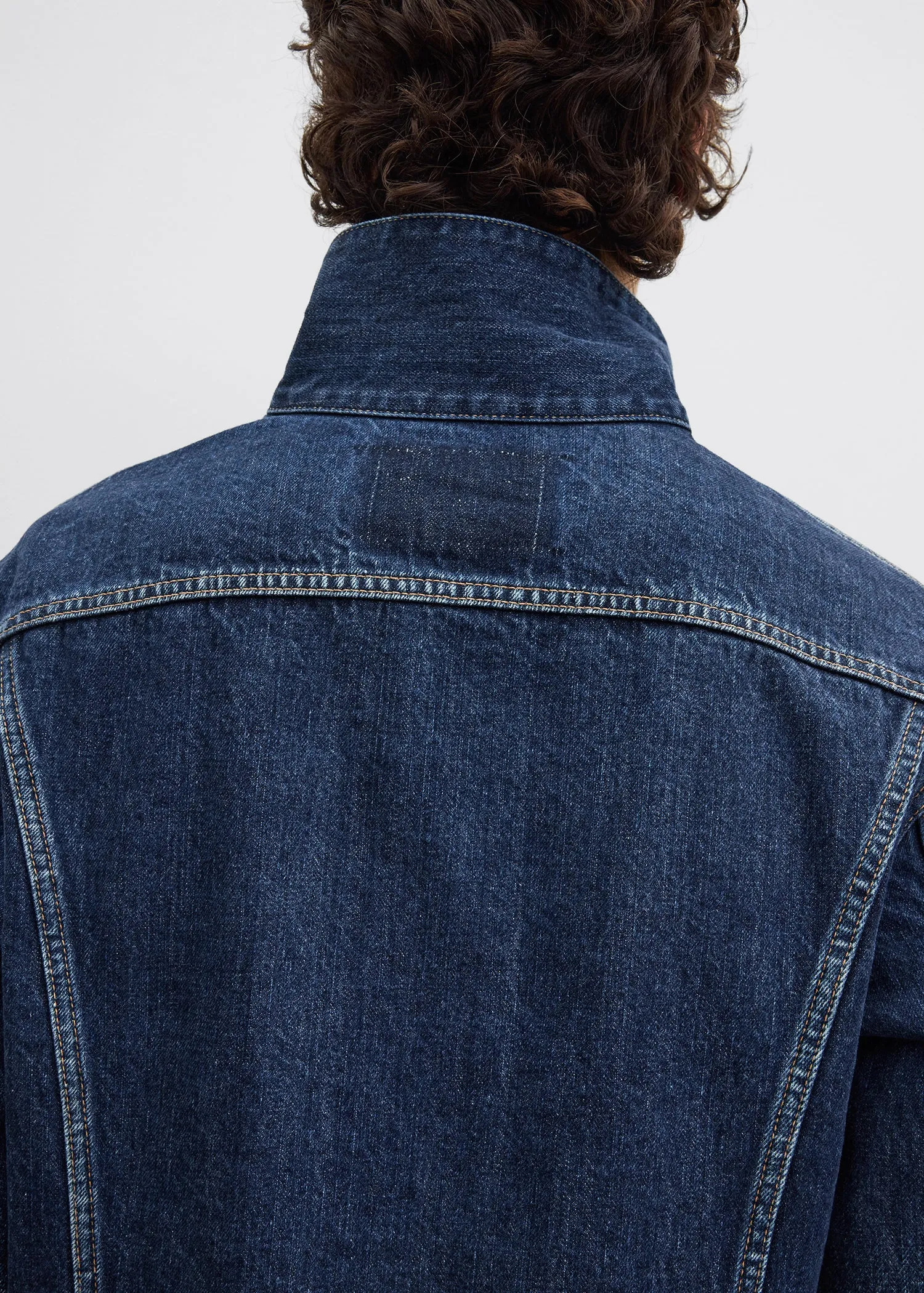 Denim jacket indigo sold by Toteme product image thumbnail 5