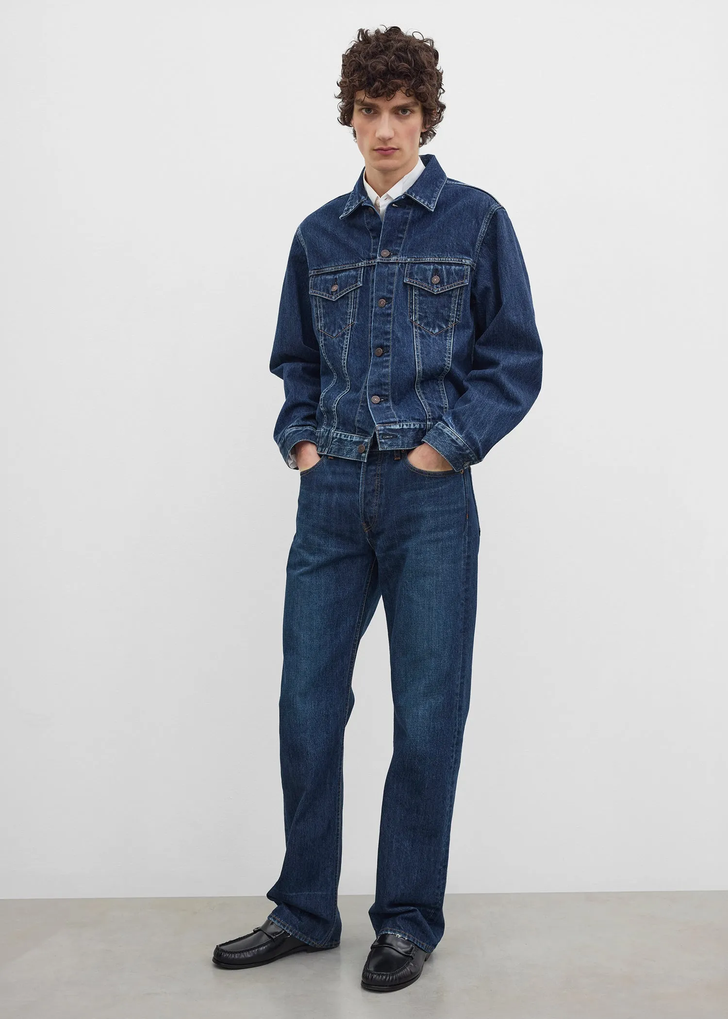 Denim jacket indigo sold by Toteme product image thumbnail 2