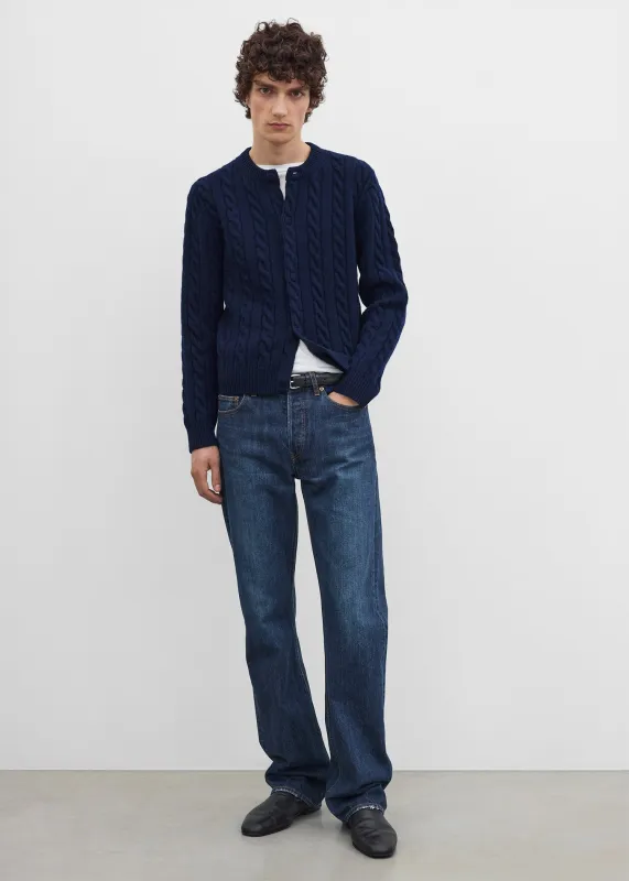 2601 Straight deep indigo made by Toteme