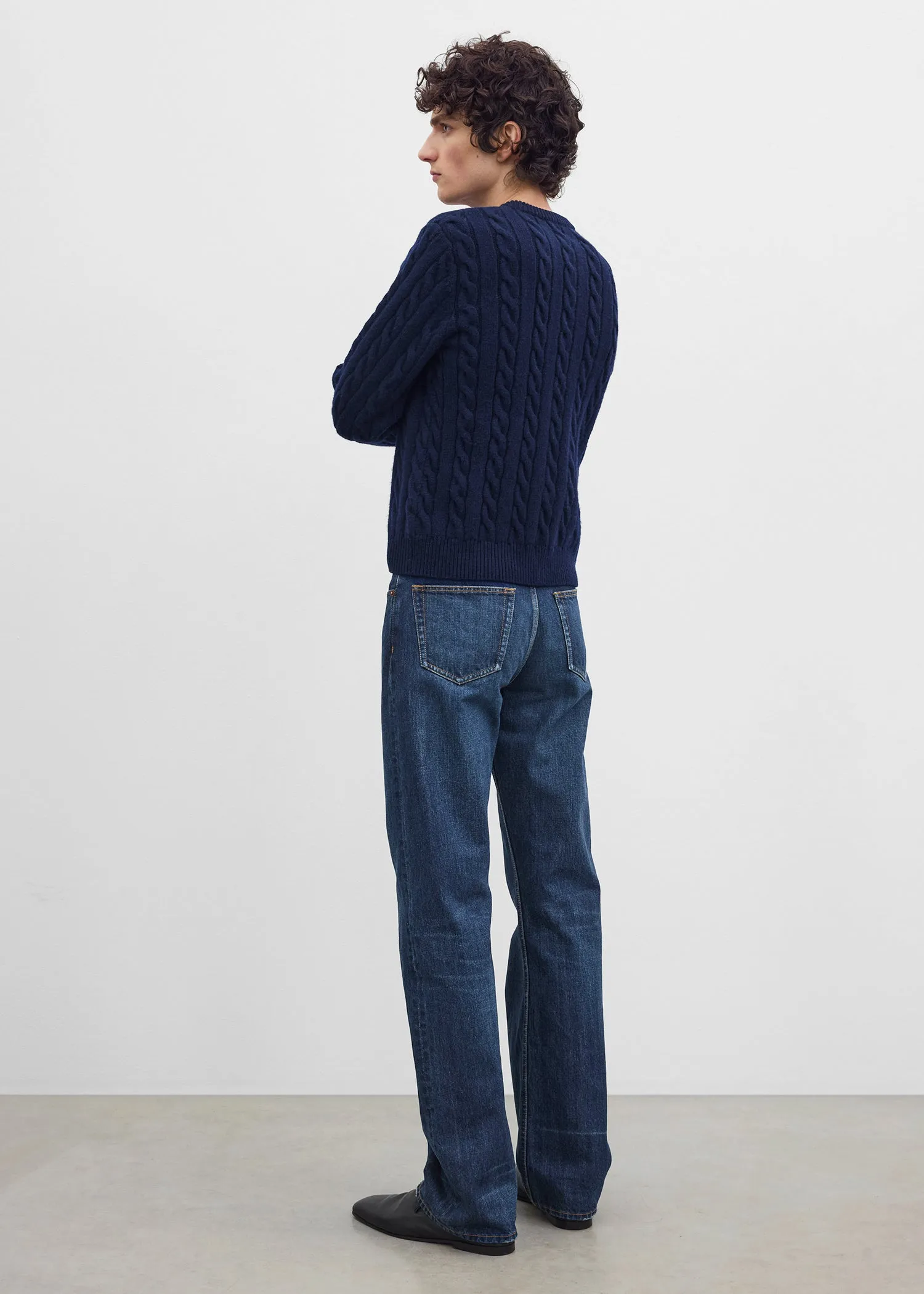 2601 Straight deep indigo sold by Toteme product image thumbnail 3