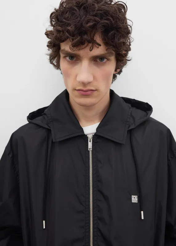 Shell jacket black made by Toteme