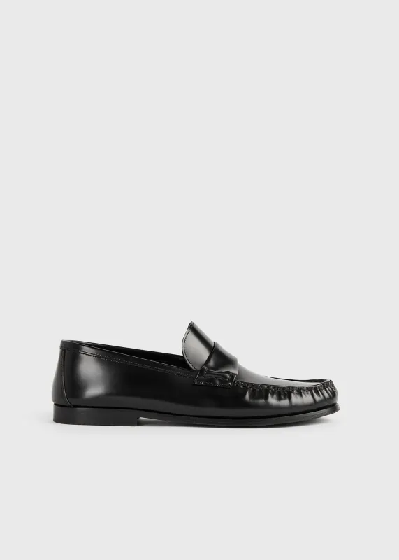 Moccasin loafers black made by Toteme