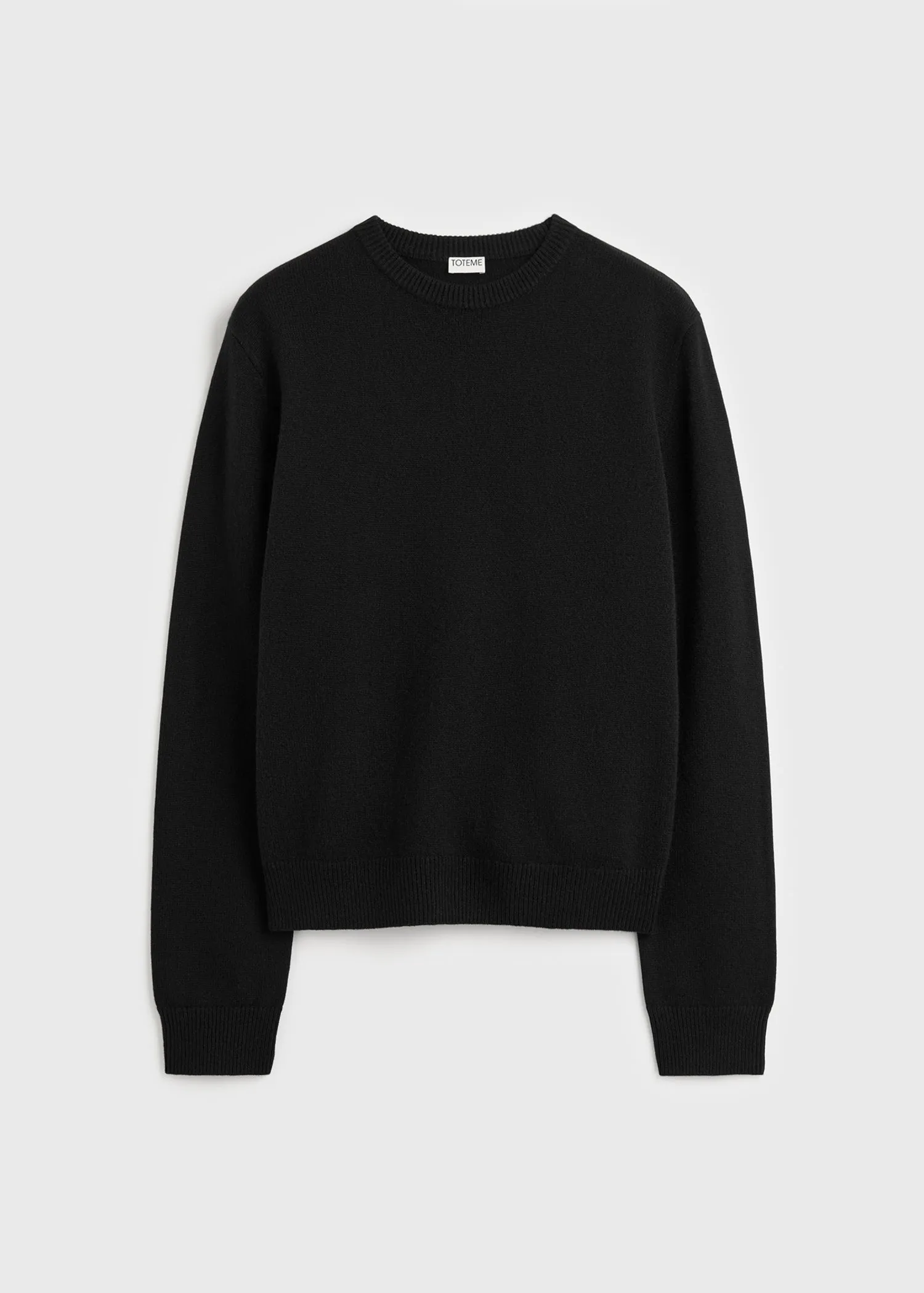 Cashmere crew black sold by Toteme product image thumbnail 4
