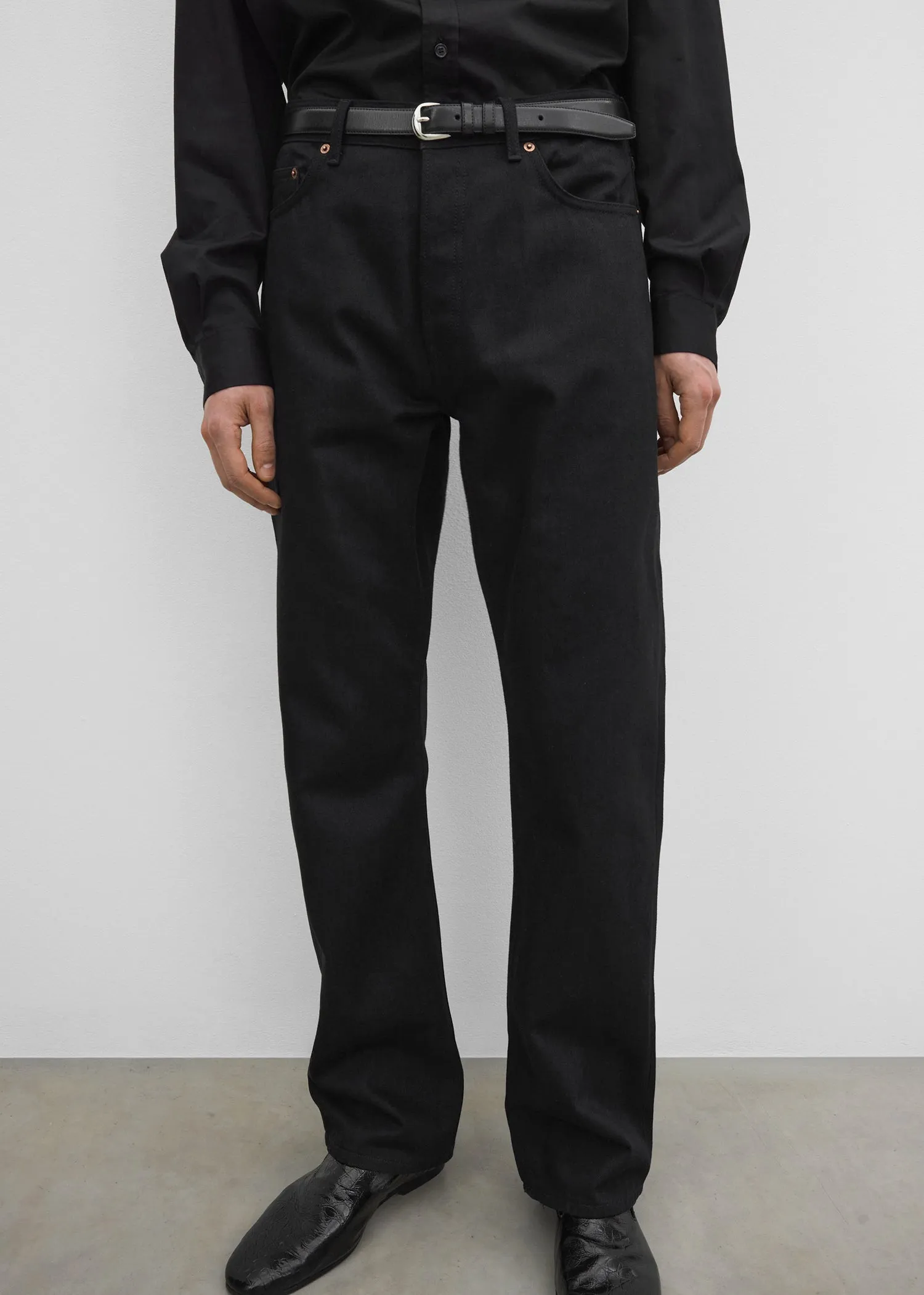 Straight denim black sold by Toteme product image thumbnail 3