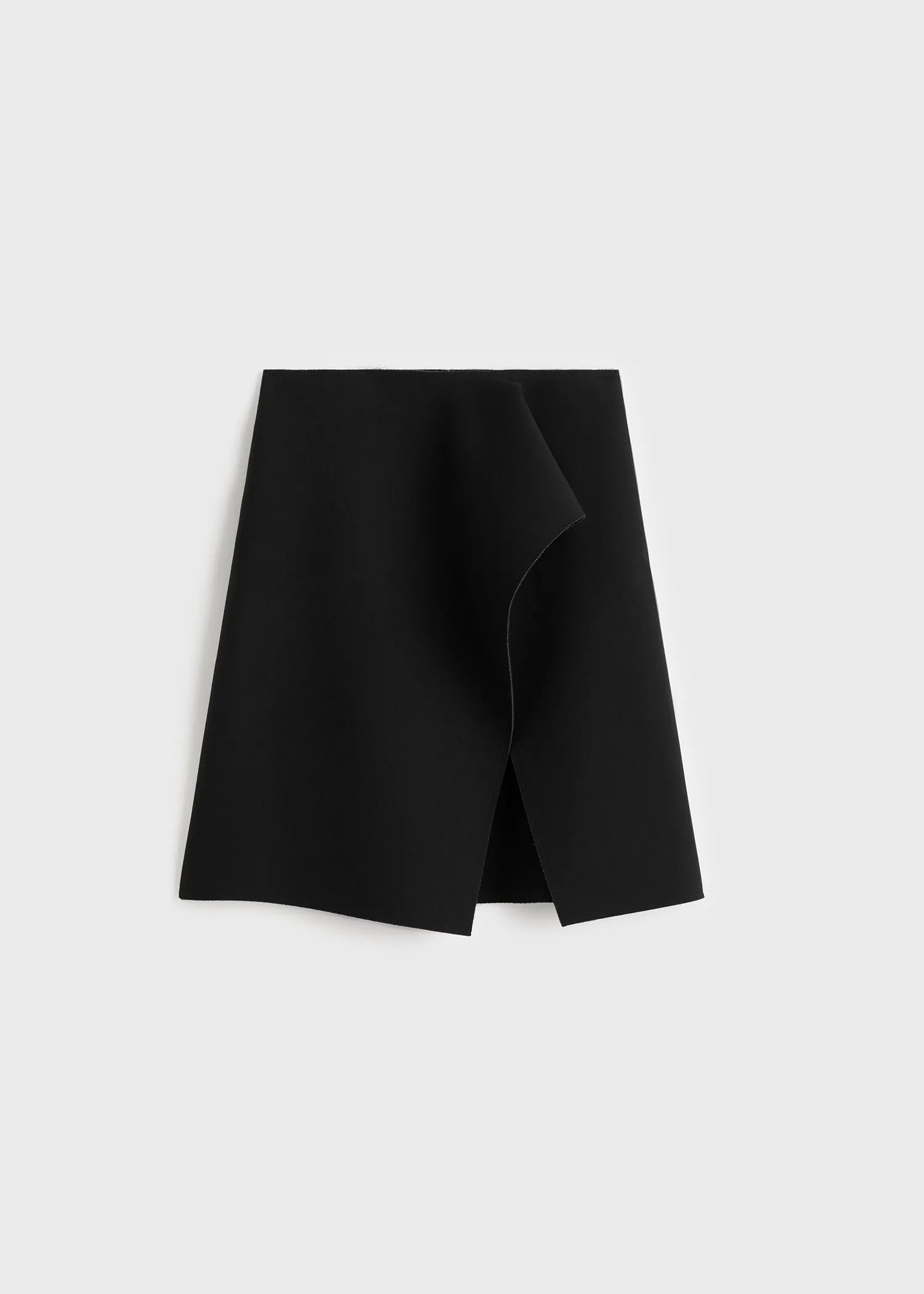 Slit scuba skirt black sold by Toteme product image thumbnail 5