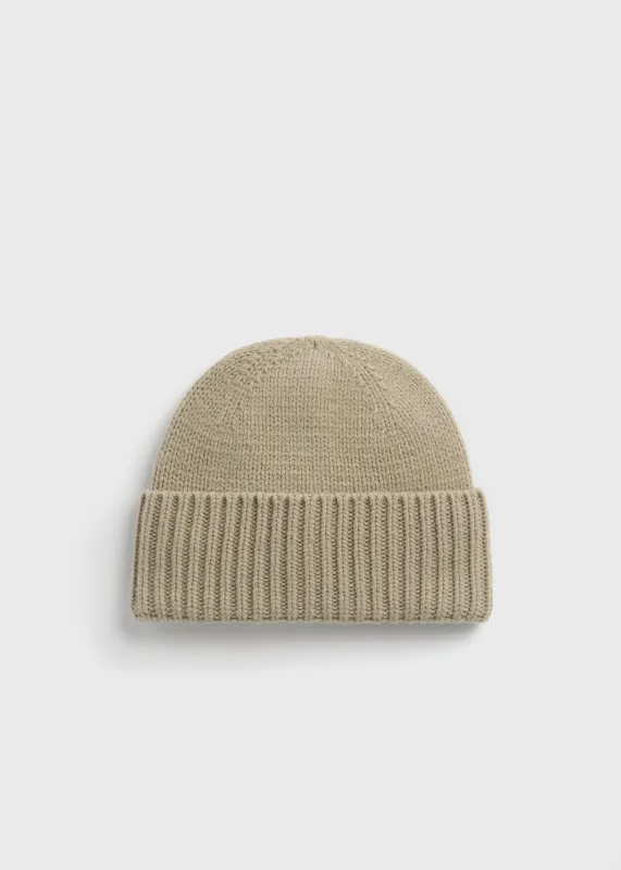 Lambswool beanie sage made by Toteme