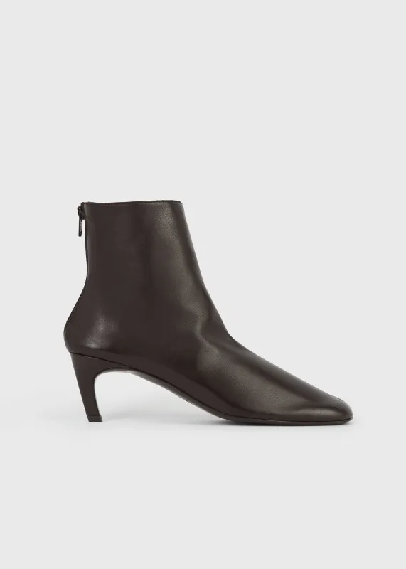 Soft nappa ankle boots bark made by Toteme