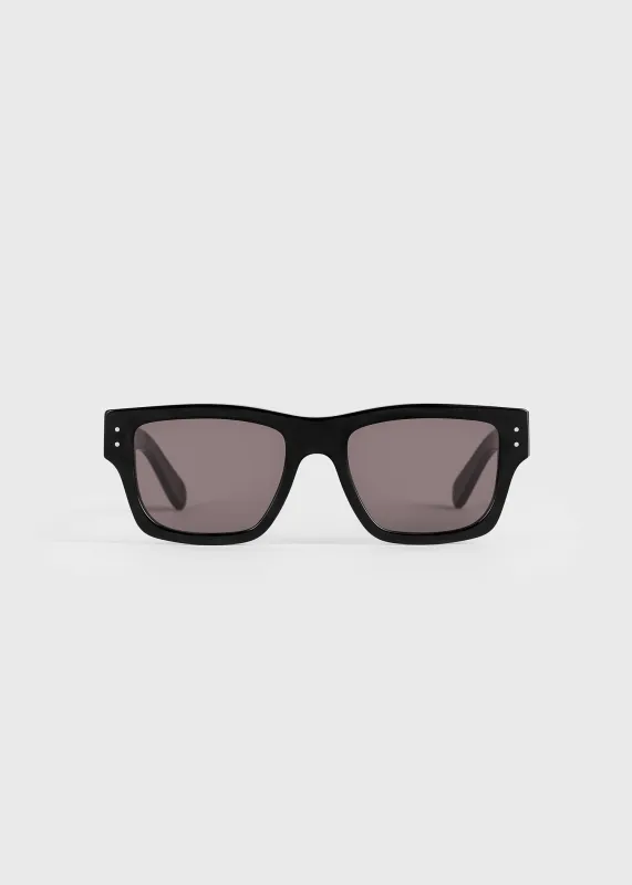 Square sunglasses black made by Toteme