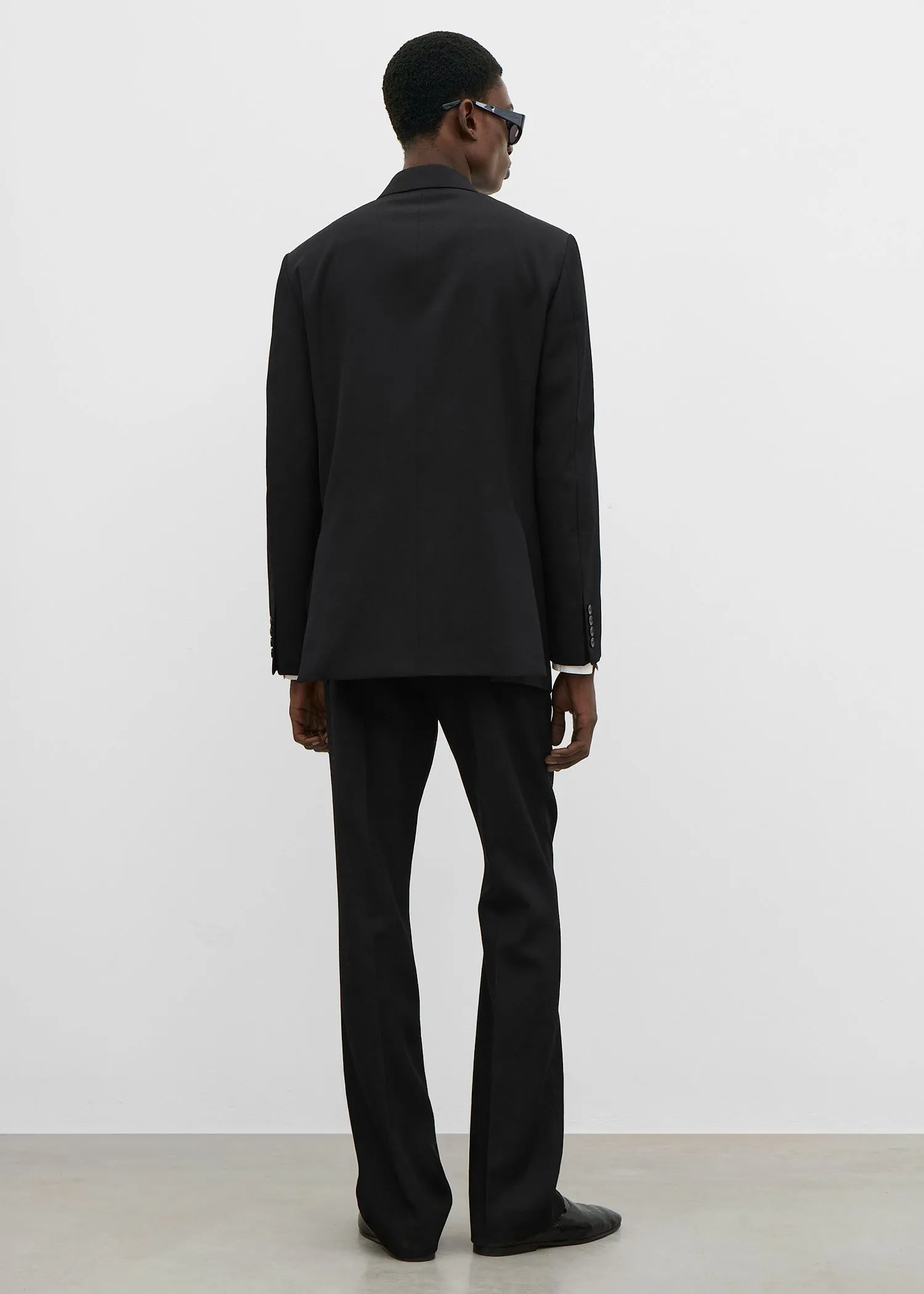 Boxy DB jacket black sold by Toteme product image thumbnail 3