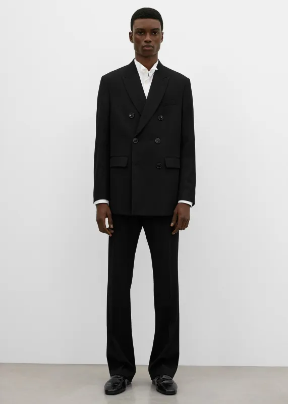 Boxy DB jacket black made by Toteme