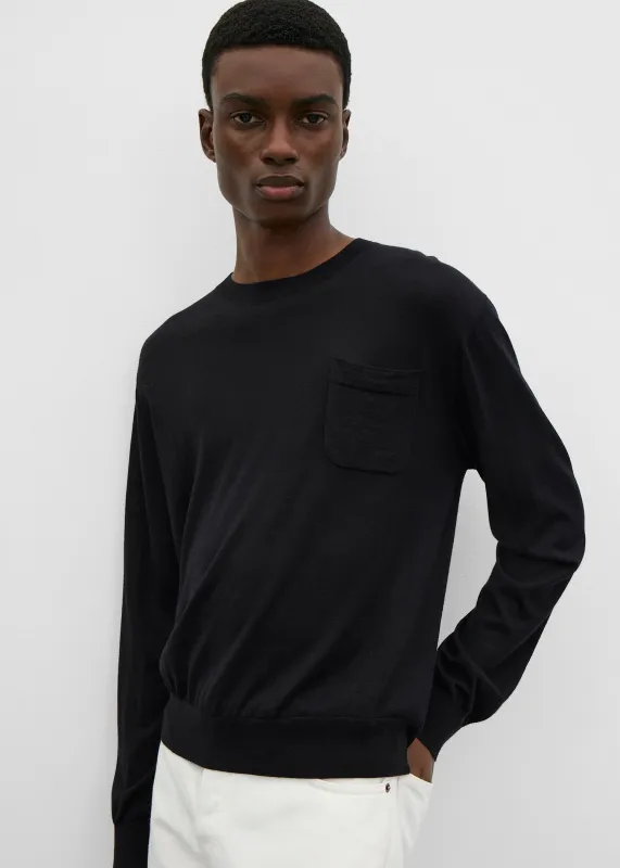 Fine crew black made by Toteme