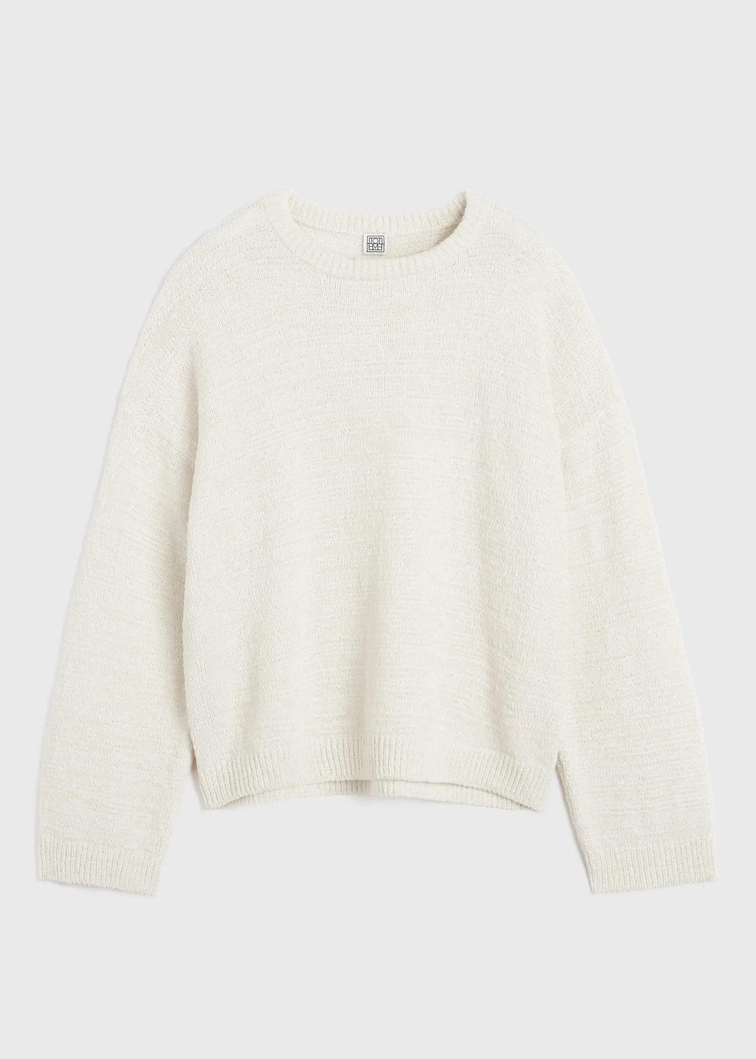 Chenille knit cream sold by Toteme product image thumbnail 5