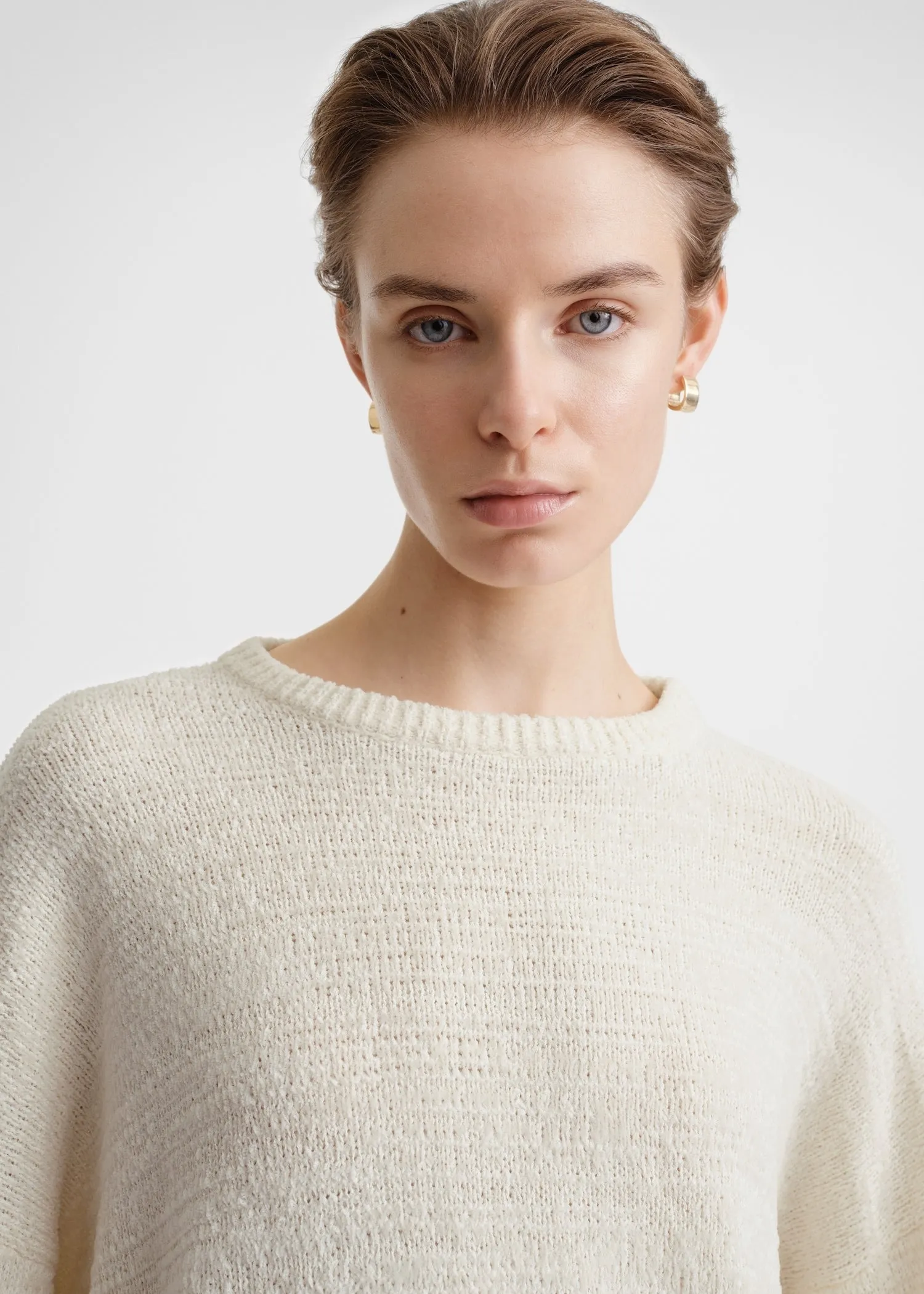 Chenille knit cream sold by Toteme product image thumbnail 4