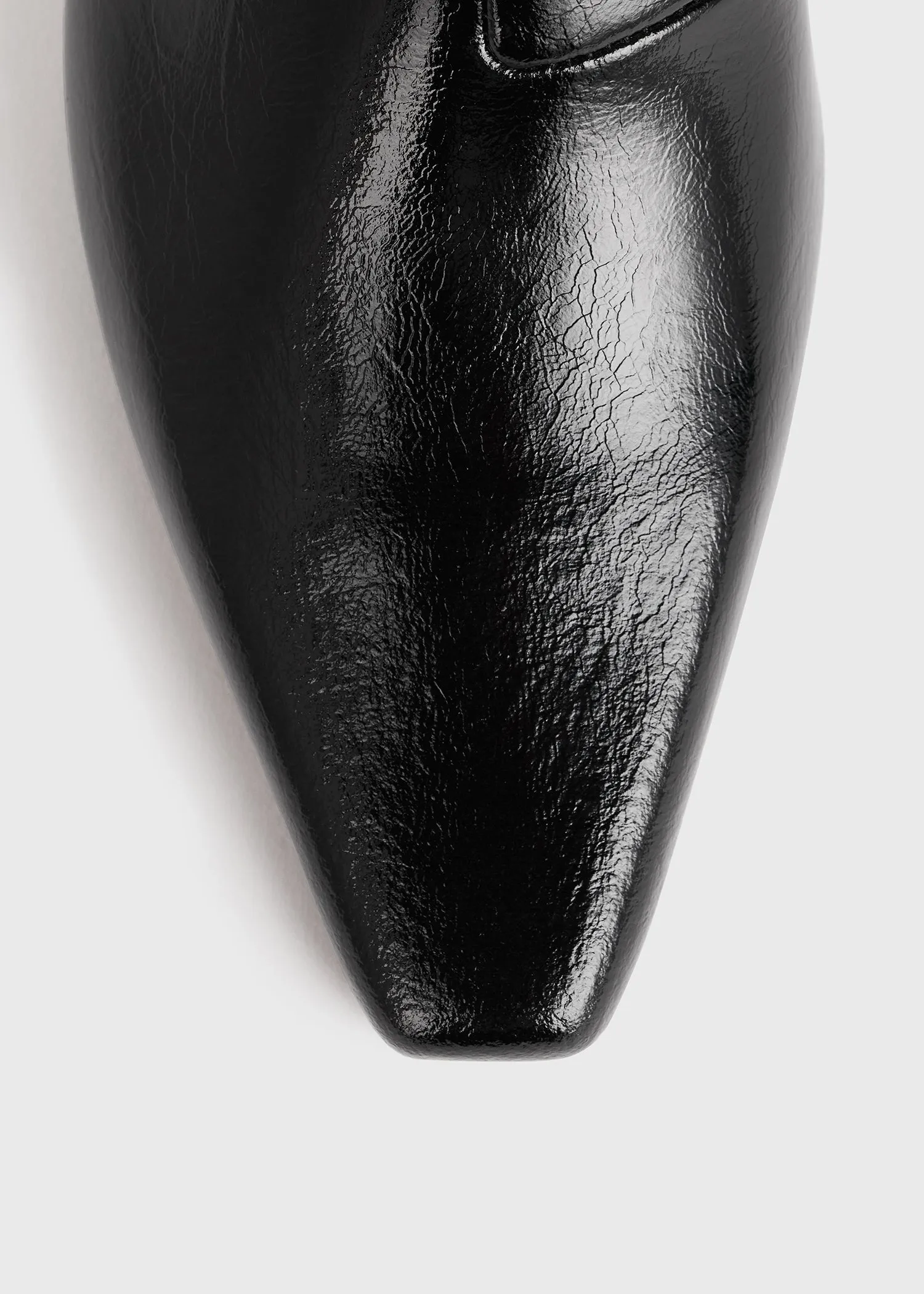 Slim patent ankle boots black sold by Toteme product image thumbnail 5