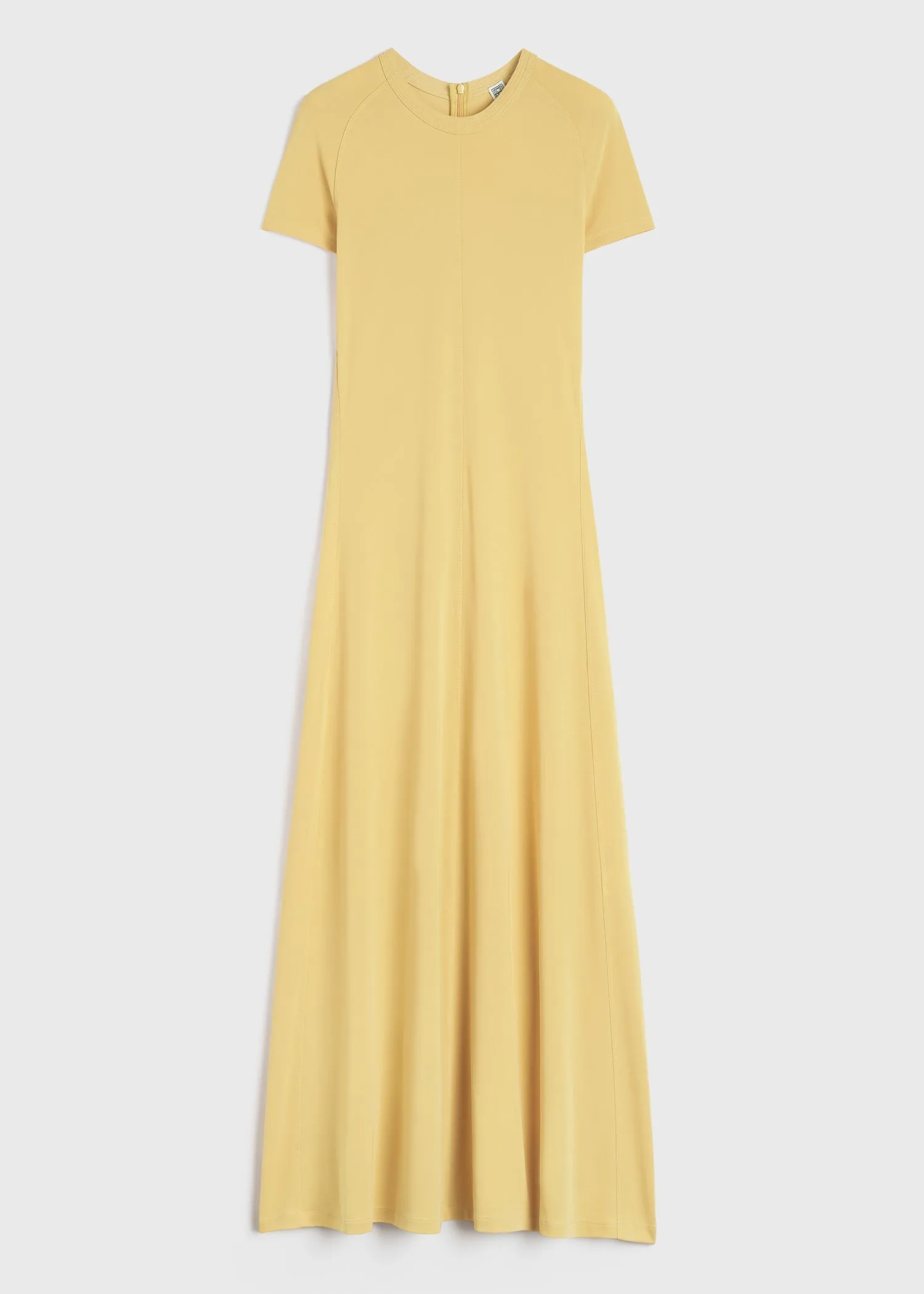 Fluid jersey dress cornsilk sold by Toteme product image thumbnail 5