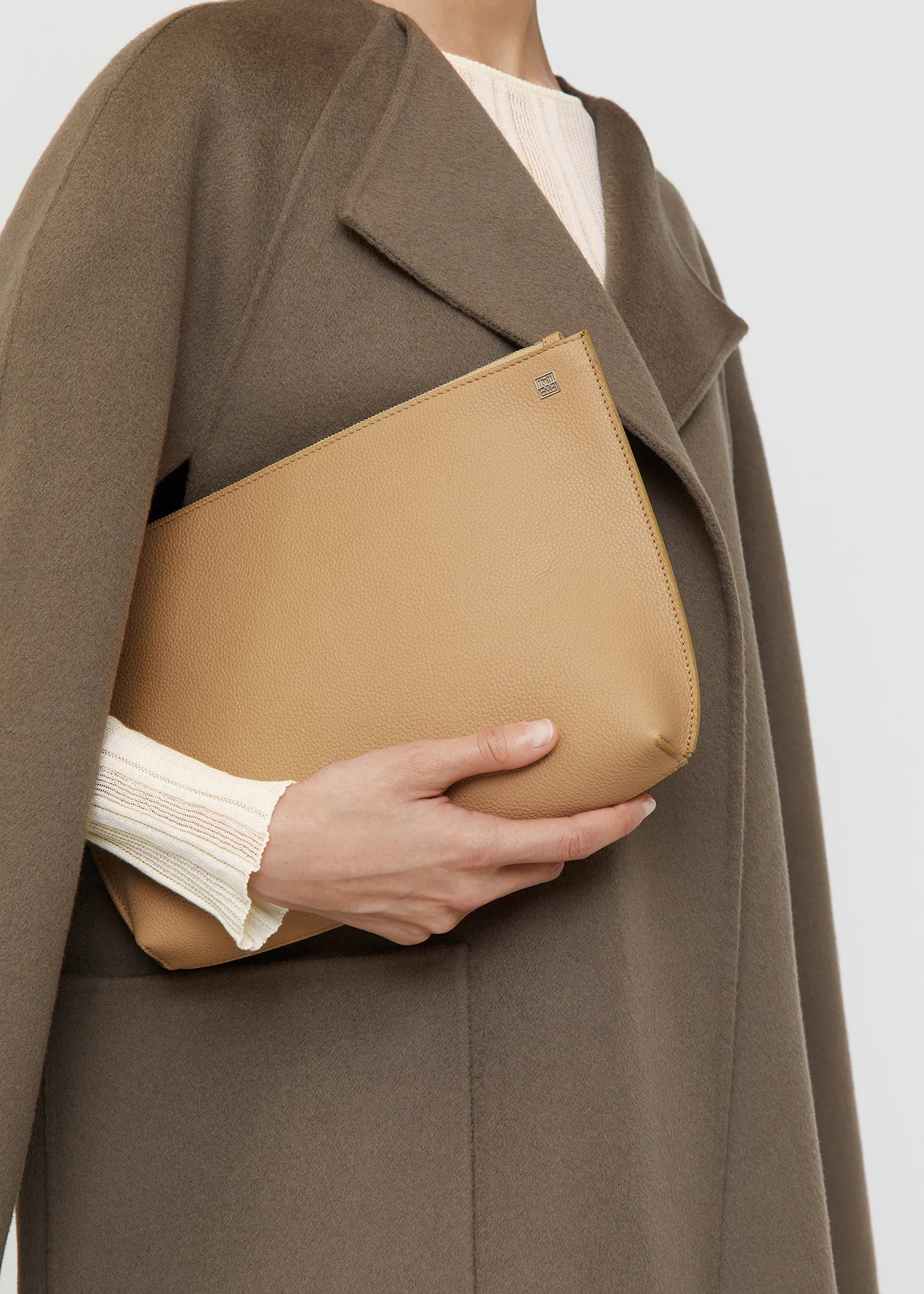 Small leather pouch harvest sold by Toteme product image thumbnail 2