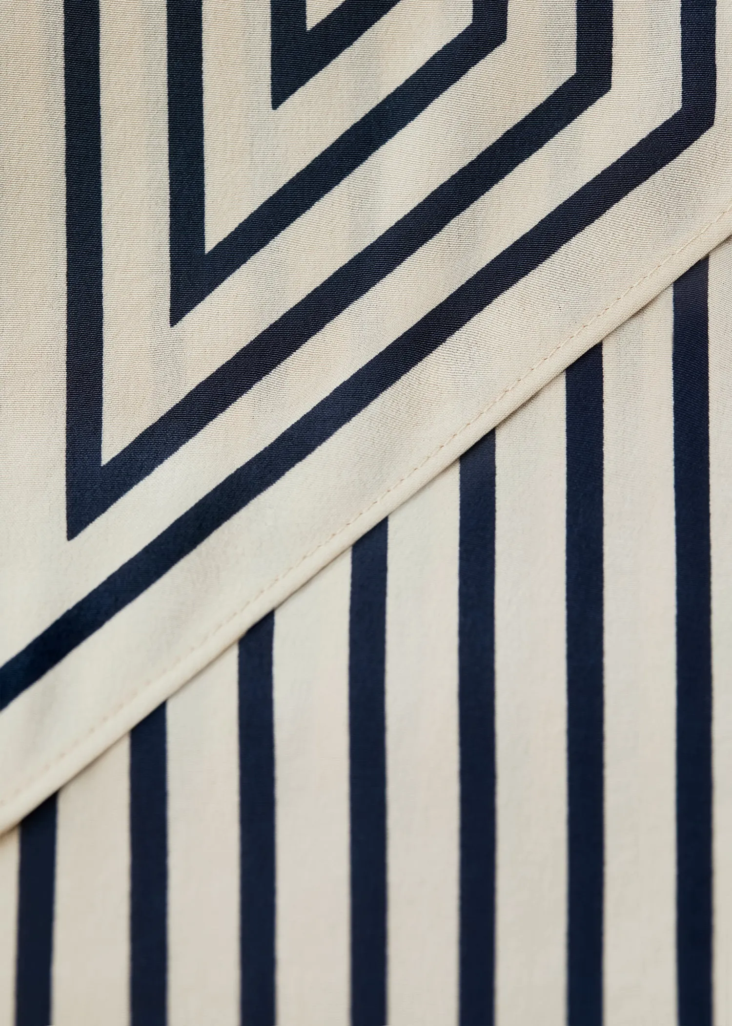 Signature monogram silk ribbon scarf creme sold by Toteme product image thumbnail 4