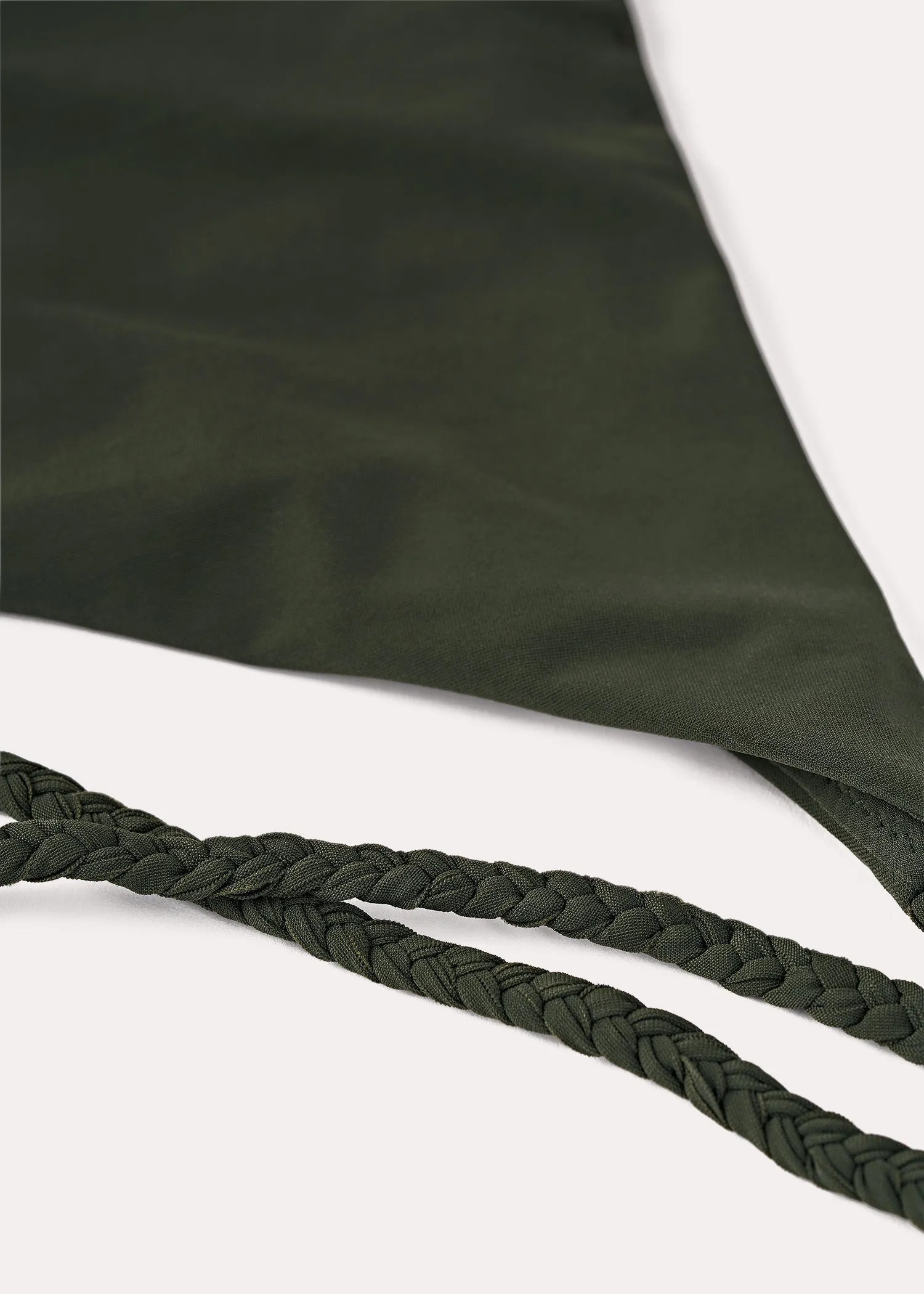 Braid-tie bikini bottoms dark green sold by Toteme product image thumbnail 5