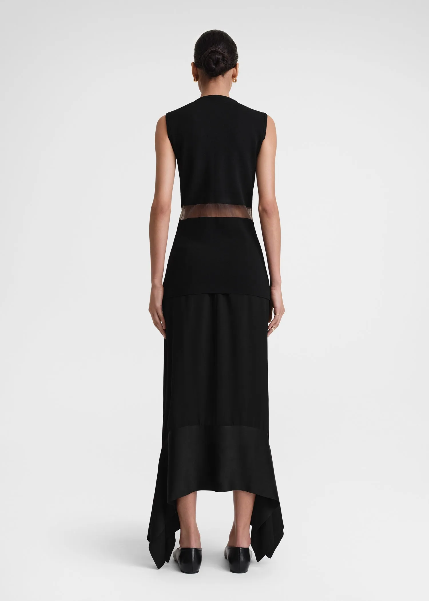 High-neck evening top black sold by Toteme product image thumbnail 3