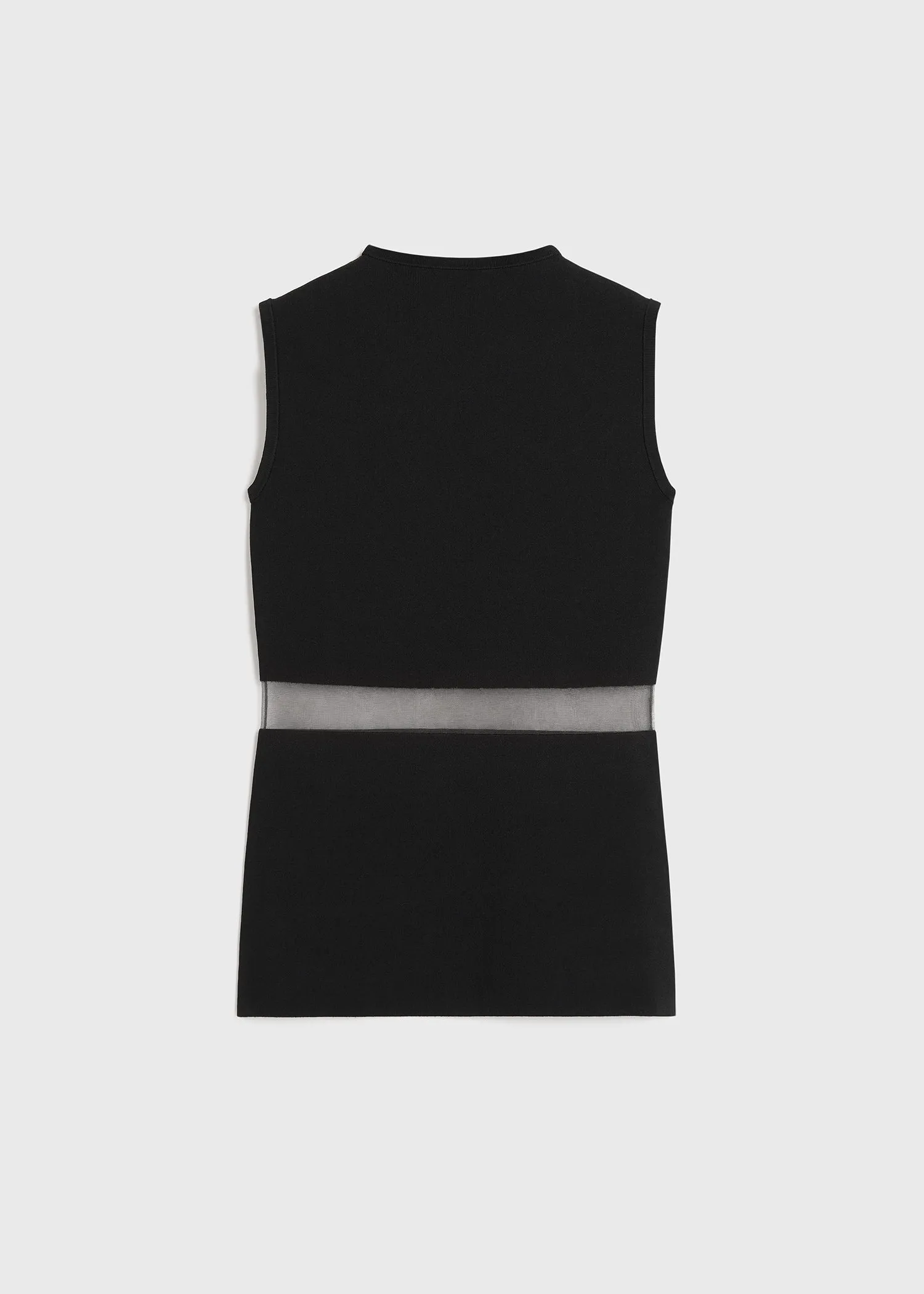High-neck evening top black sold by Toteme product image thumbnail 5