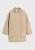 Quilted barn jacket biscuit sold by Toteme
