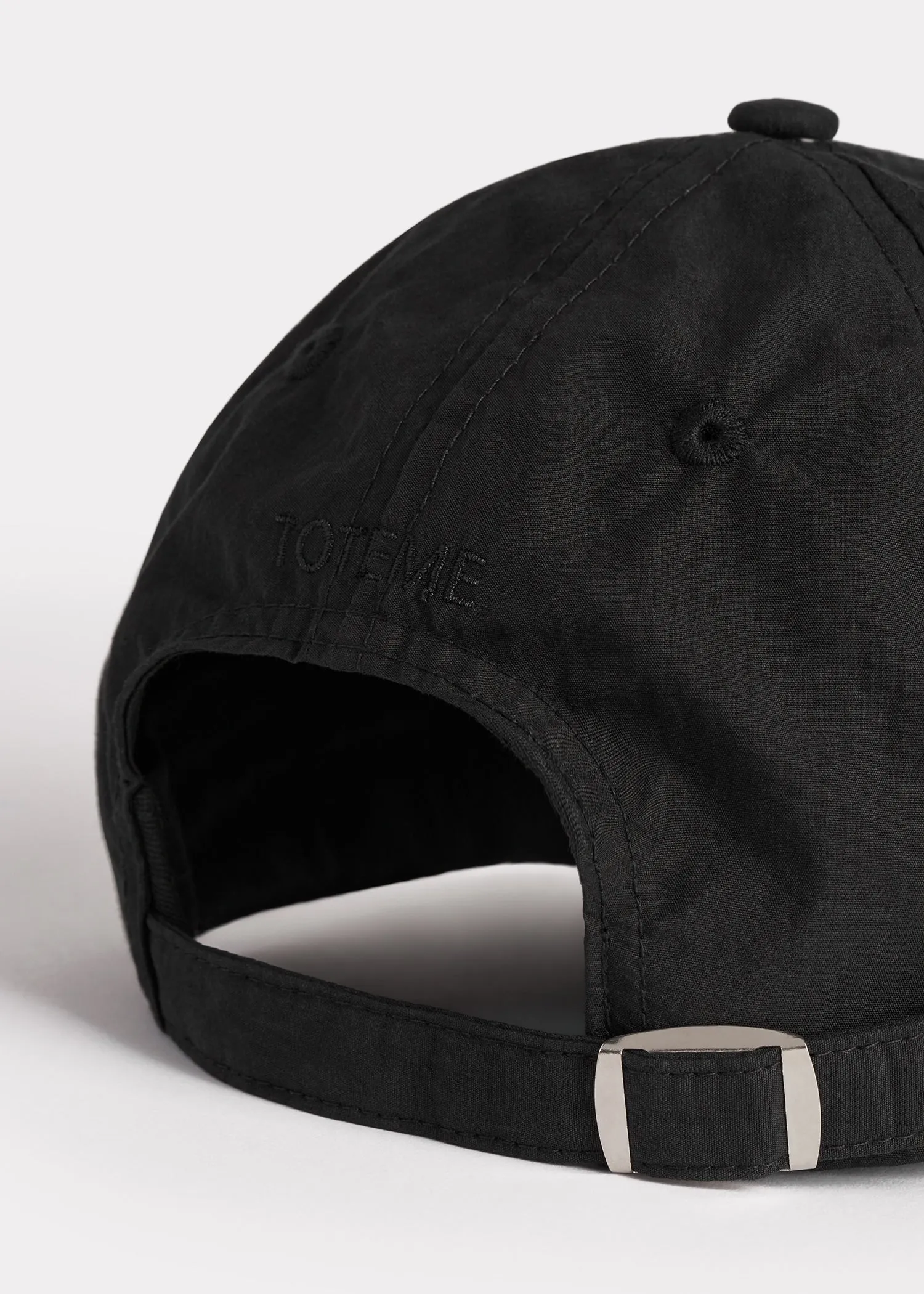 Cotton cap black sold by Toteme product image thumbnail 4