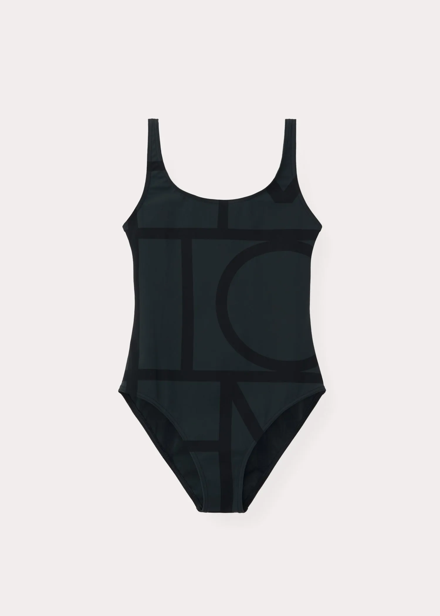 Monogram swimsuit black/black sold by Toteme product image thumbnail 5