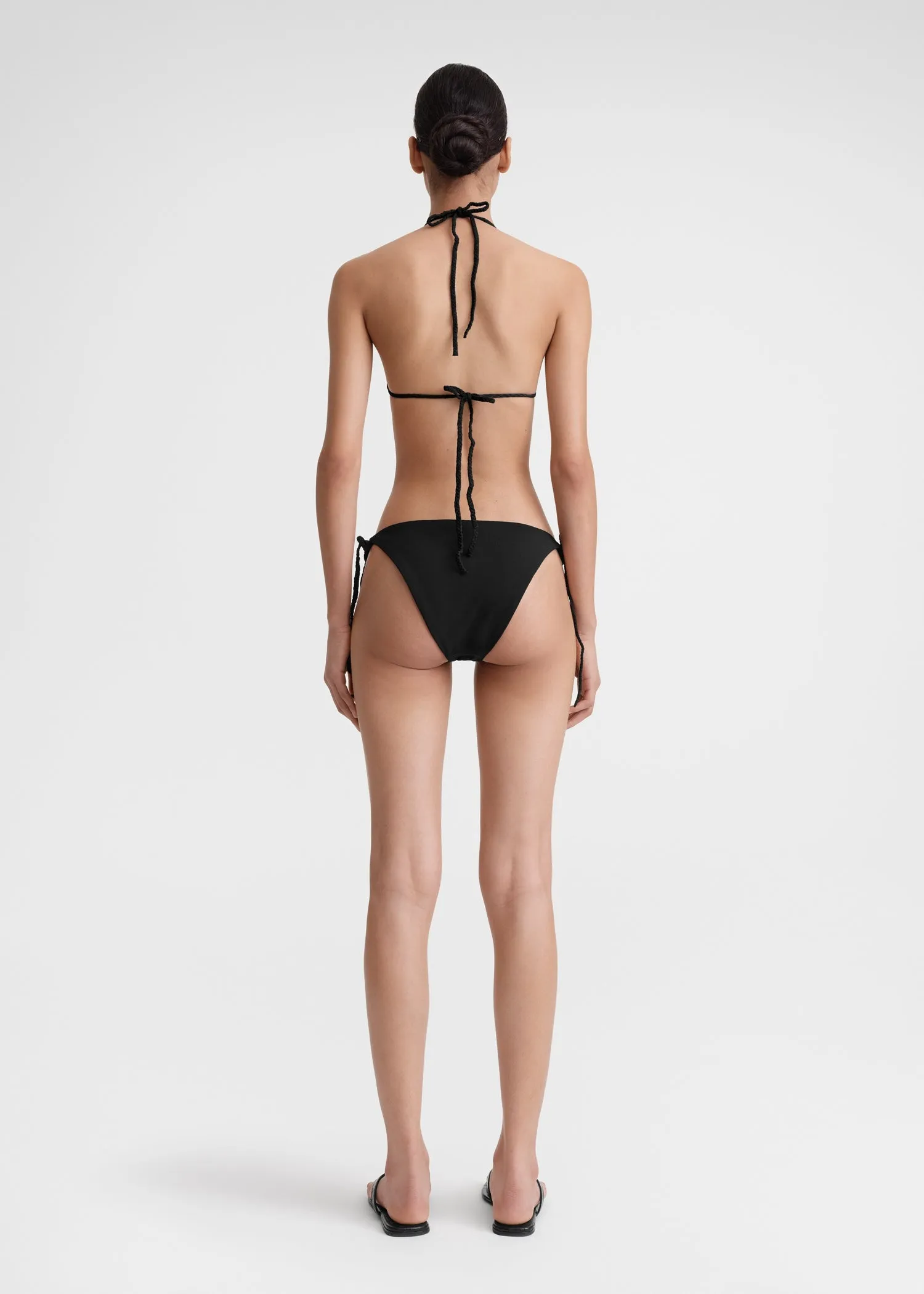 Braid-tie bikini bottoms black sold by Toteme product image thumbnail 3
