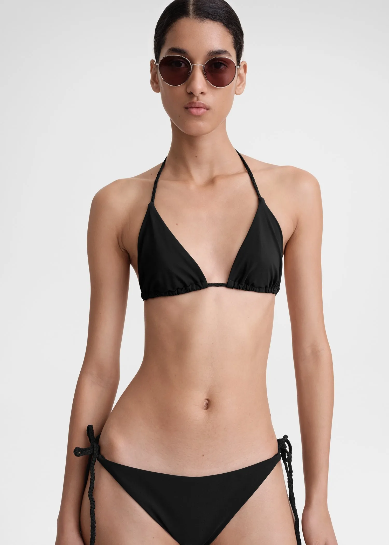 Braid-tie bikini bottoms black sold by Toteme product image thumbnail 4