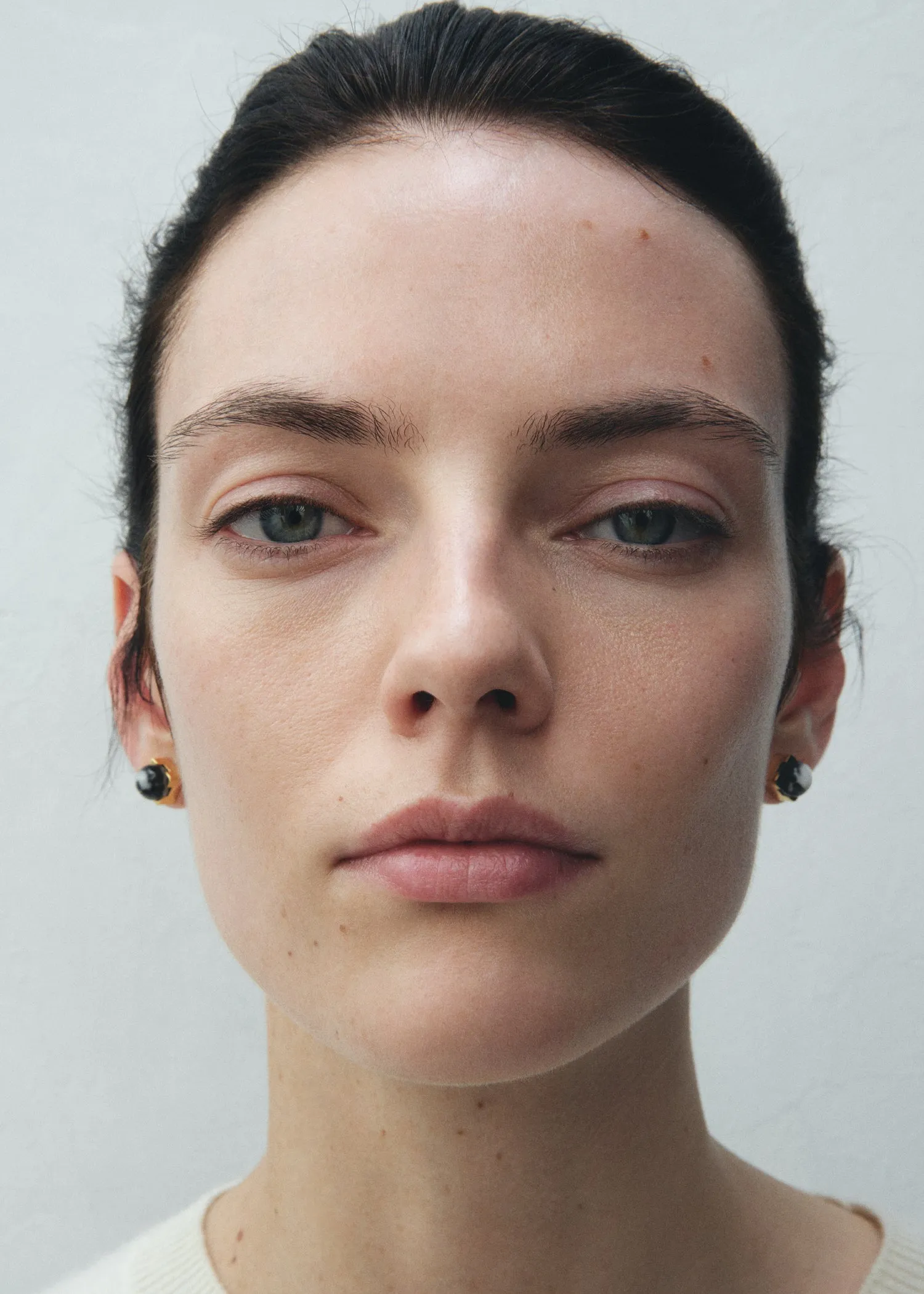 Jasper studs black/off white sold by Toteme product image thumbnail 2