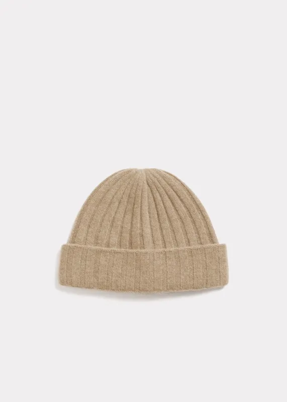Cashmere beanie camel melange made by Toteme