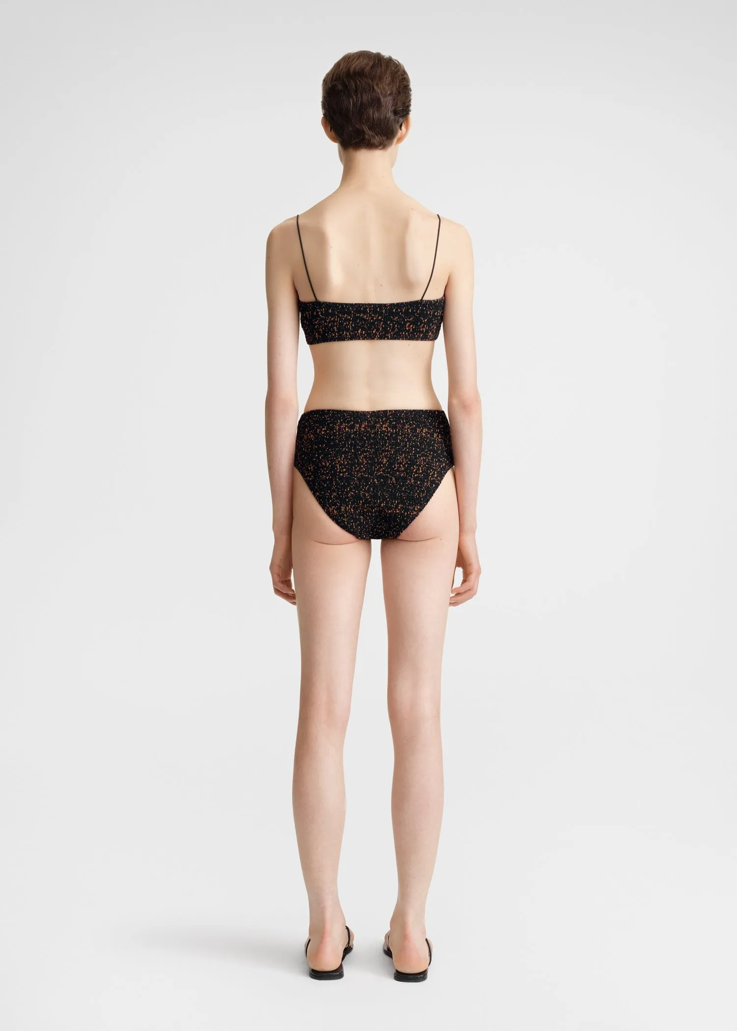 Smocked bikini bottoms tortoise sold by Toteme product image thumbnail 3