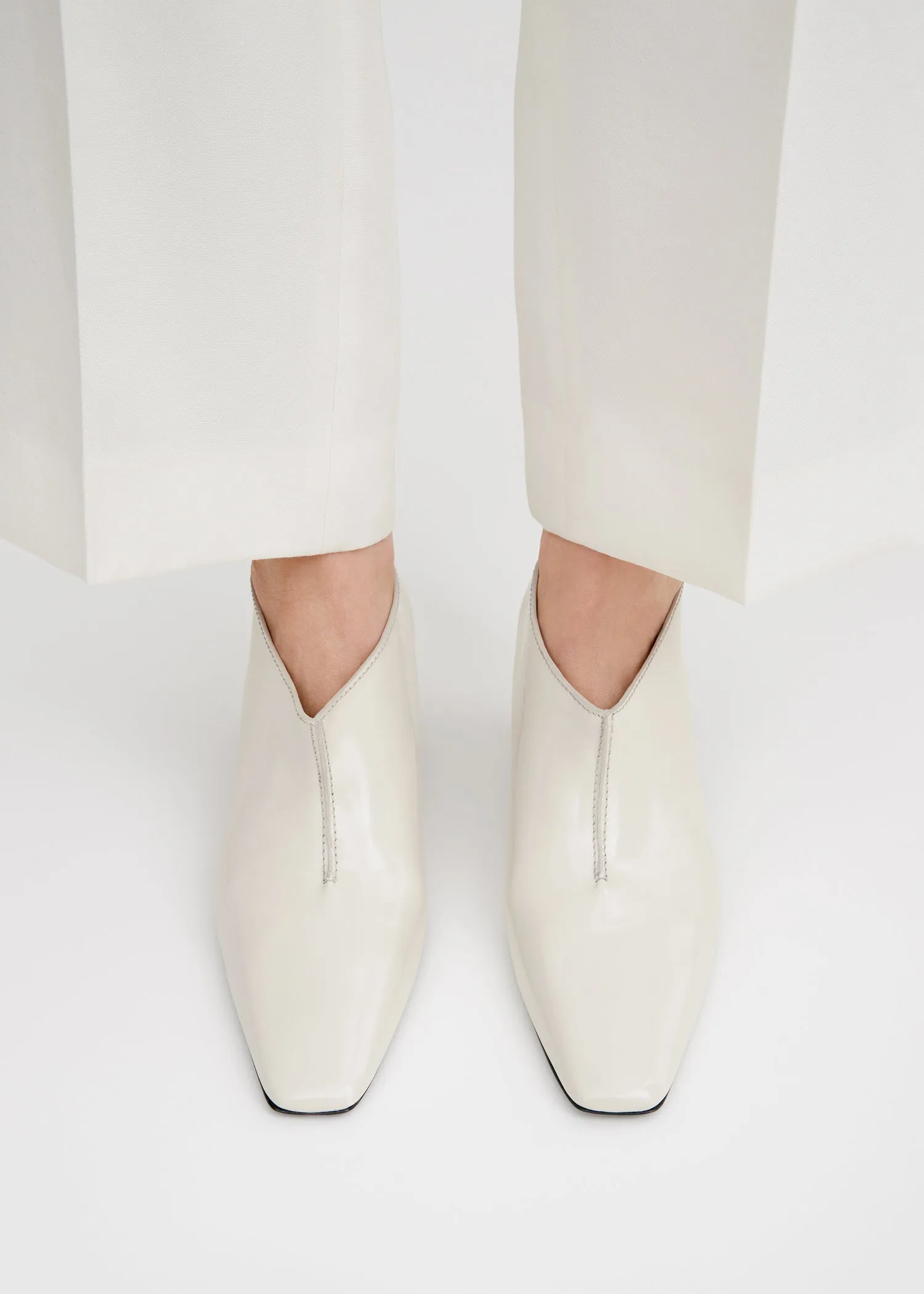 Wide shaft shoes cream sold by Toteme product image thumbnail 2